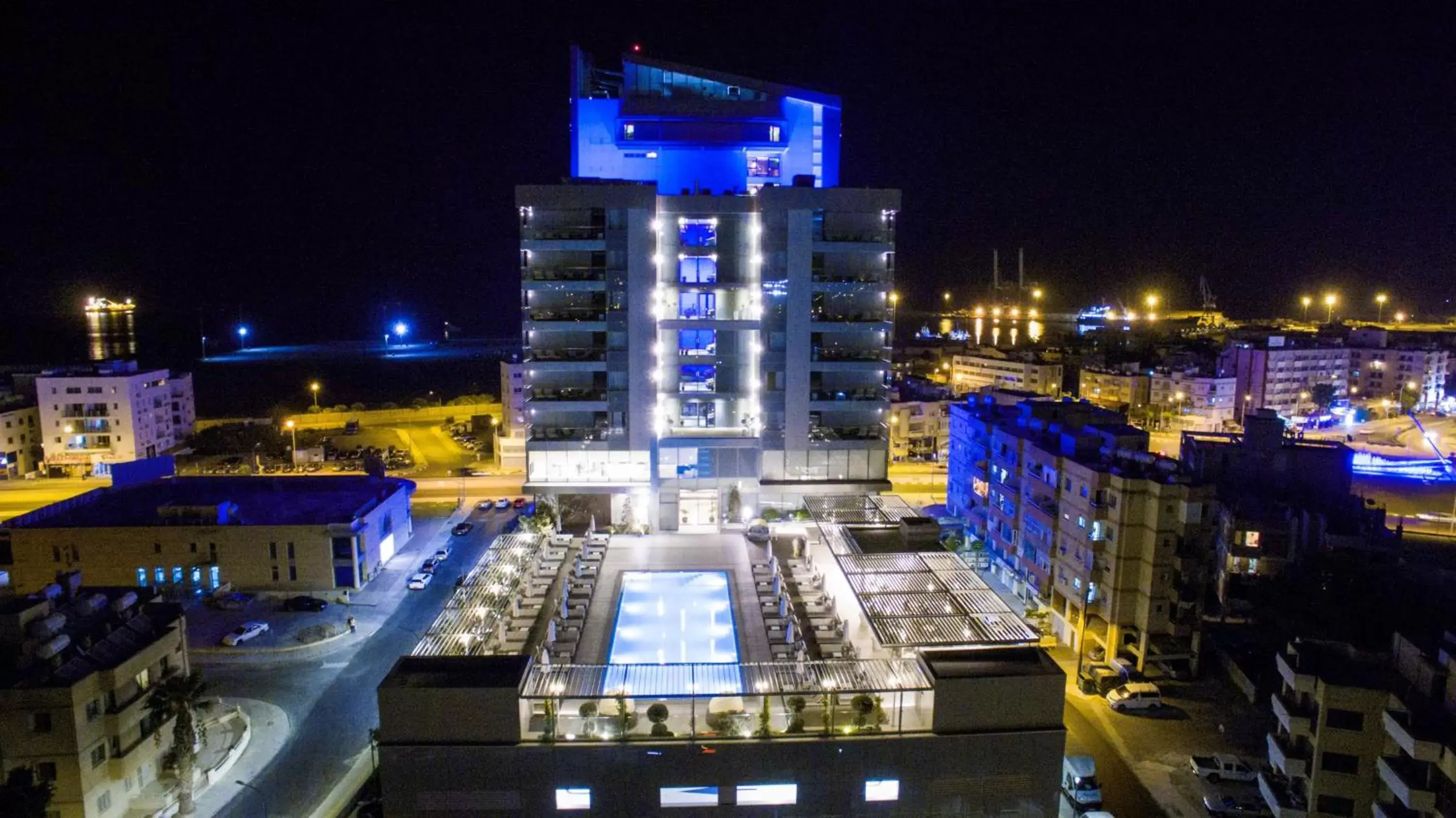 Property building, Pool View in Radisson Blu Hotel, Larnaca