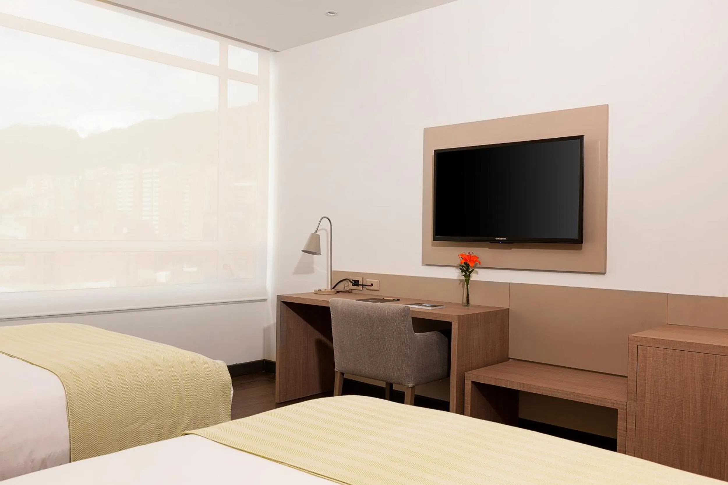 Bedroom, Bed in Hotel bh Usaquén