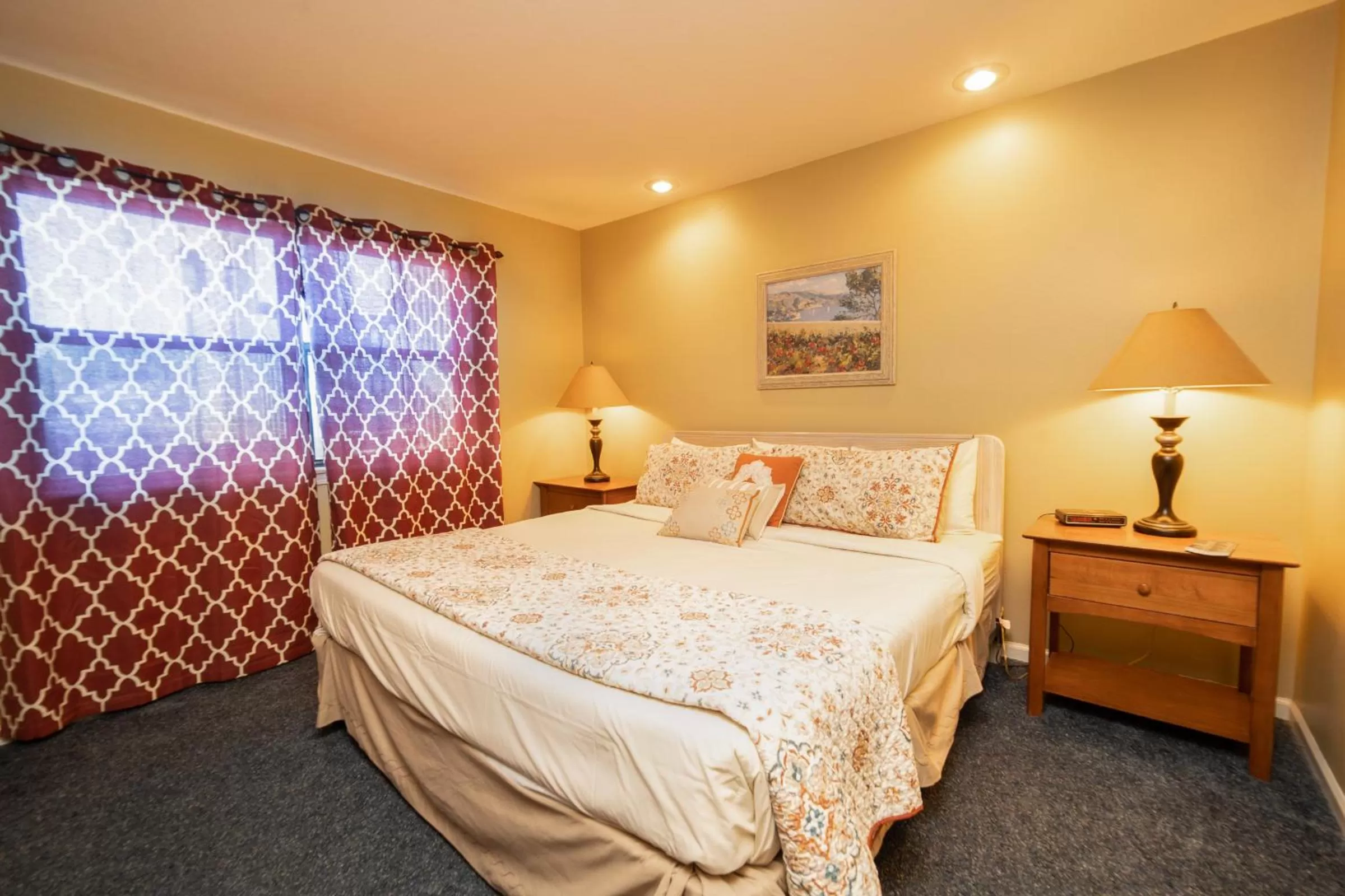 Bed in Pointe Royale Golf Resort