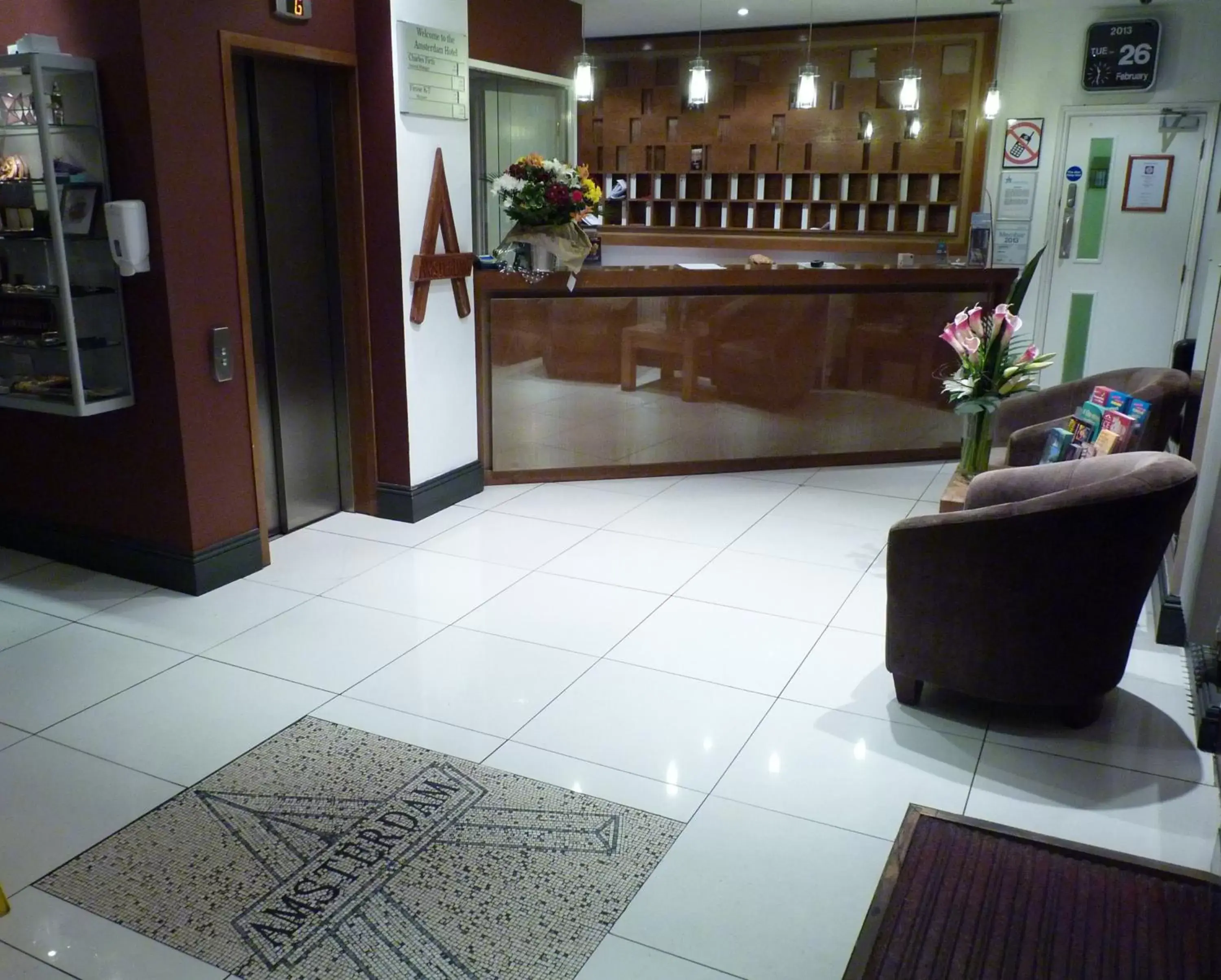 Lobby or reception in Amsterdam Hotel Brighton Seafront Lobby or reception in Amsterdam Hotel Brighton Seafront