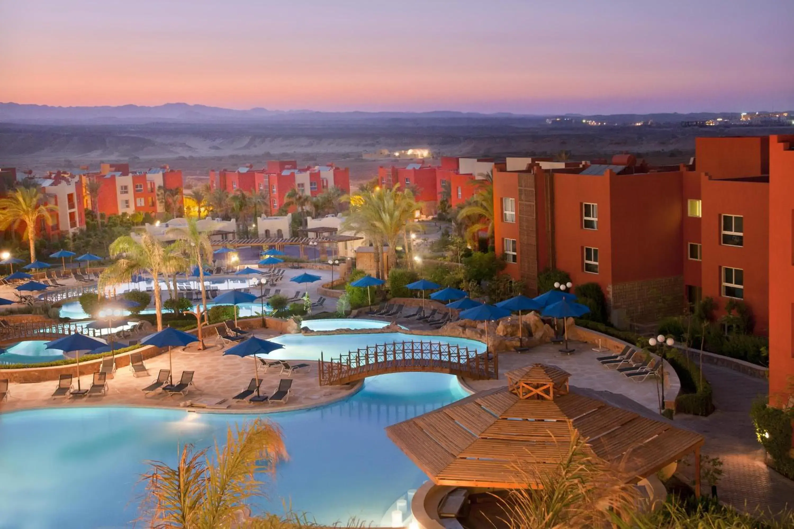 Natural landscape, Pool View in Aurora Bay Resort Marsa Alam