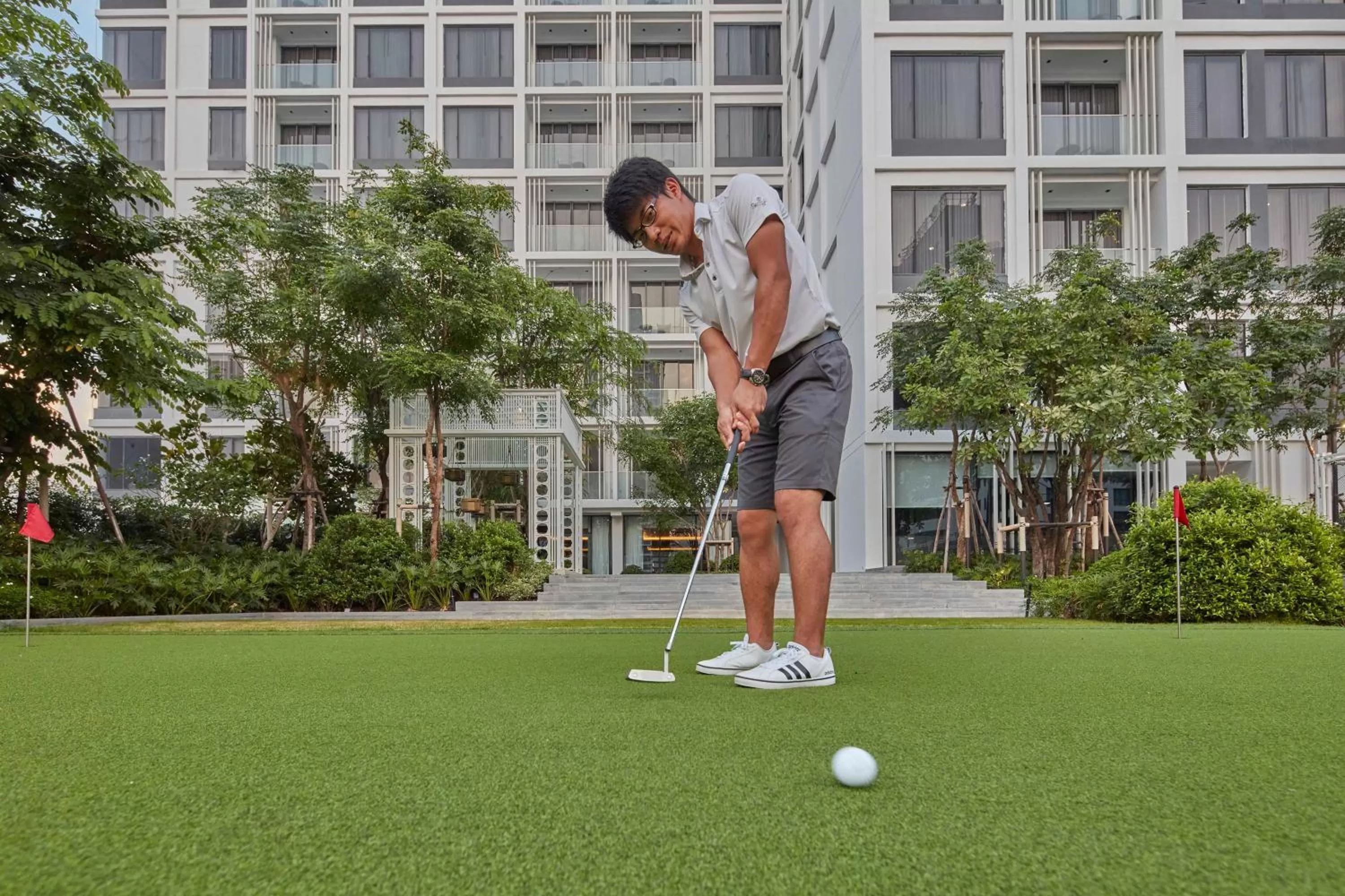 Minigolf in 137 Pillars Suites Bangkok