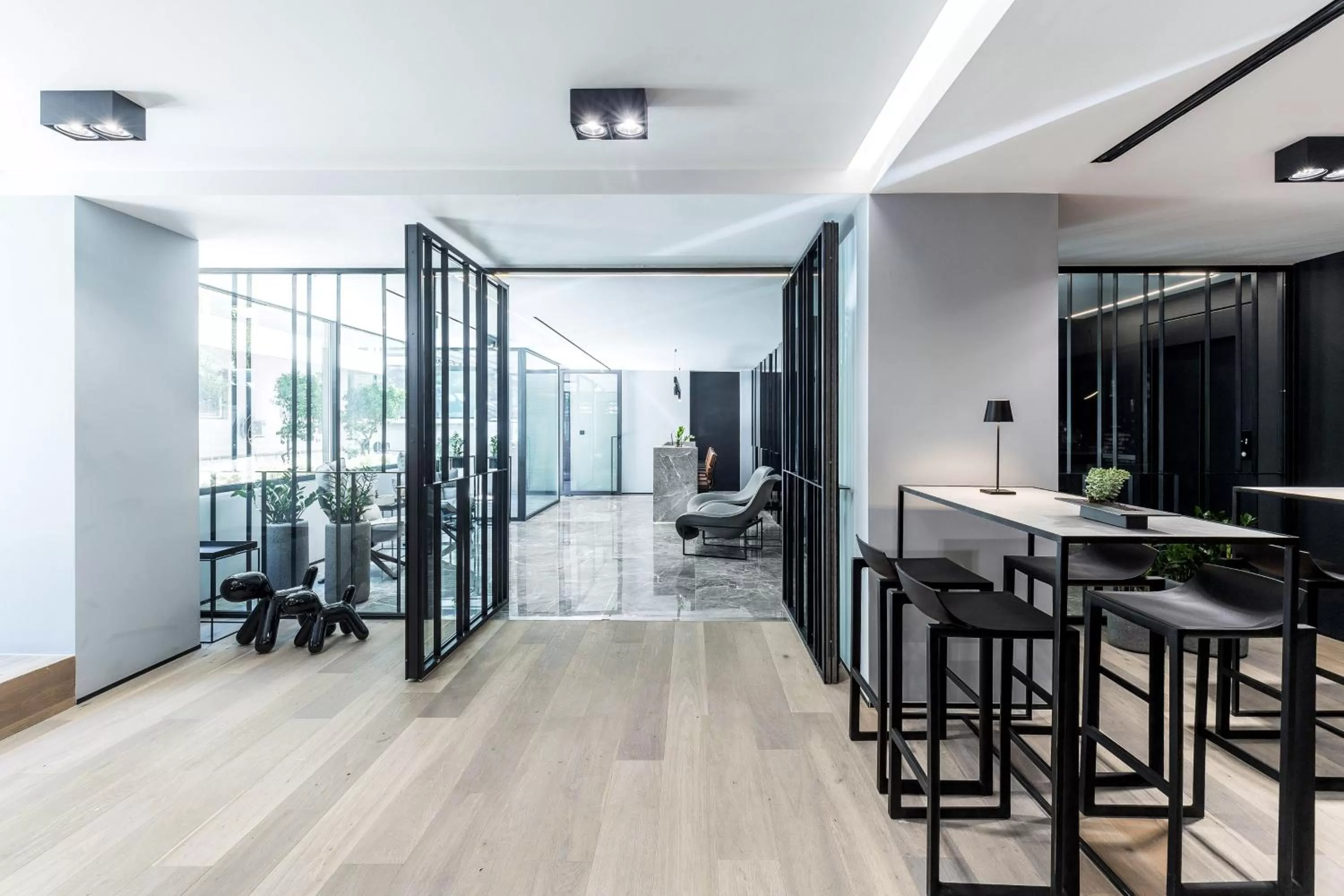 Communal lounge/ TV room in The Duke Boutique Suites