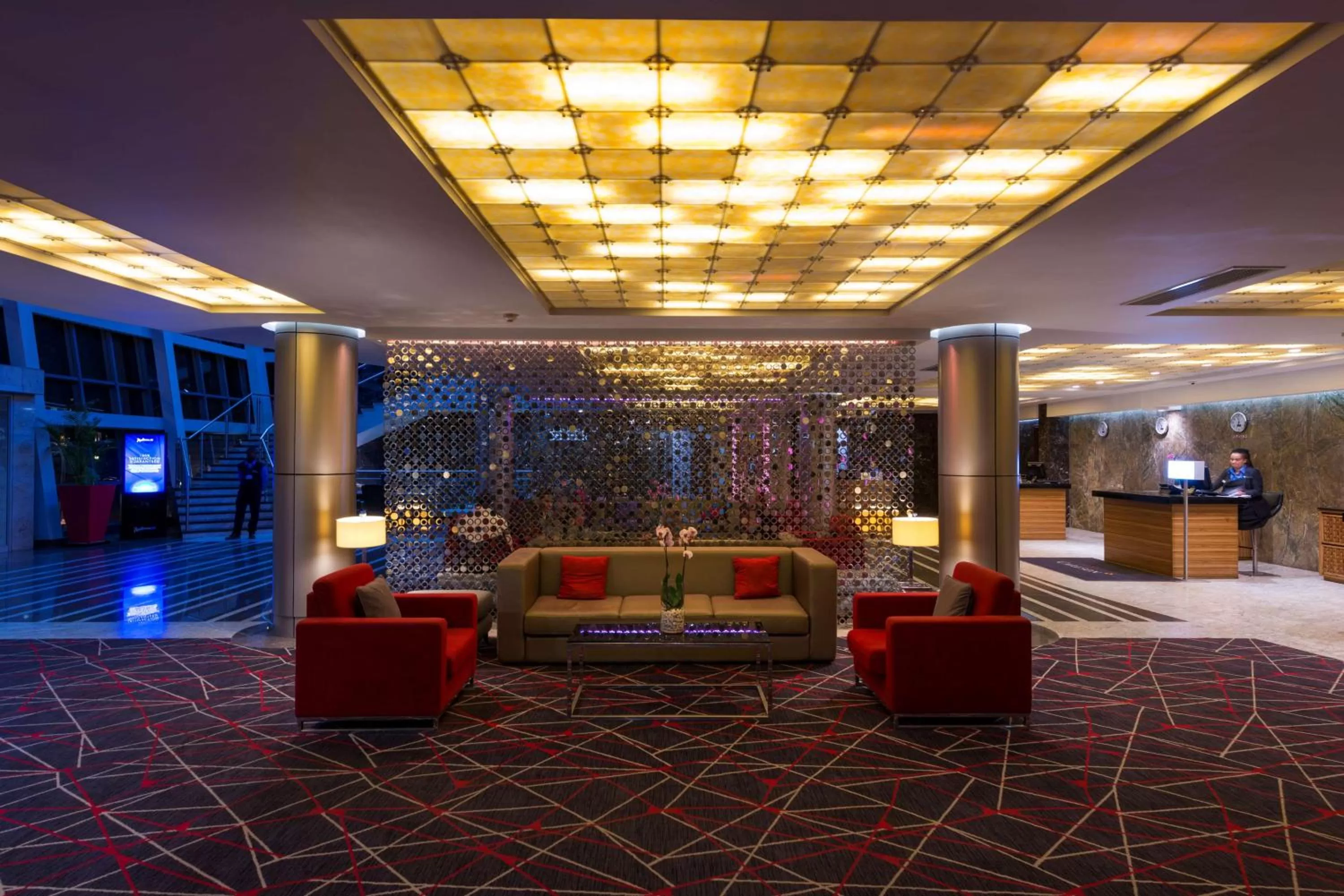Lobby or reception in Radisson Blu Hotel Lusaka