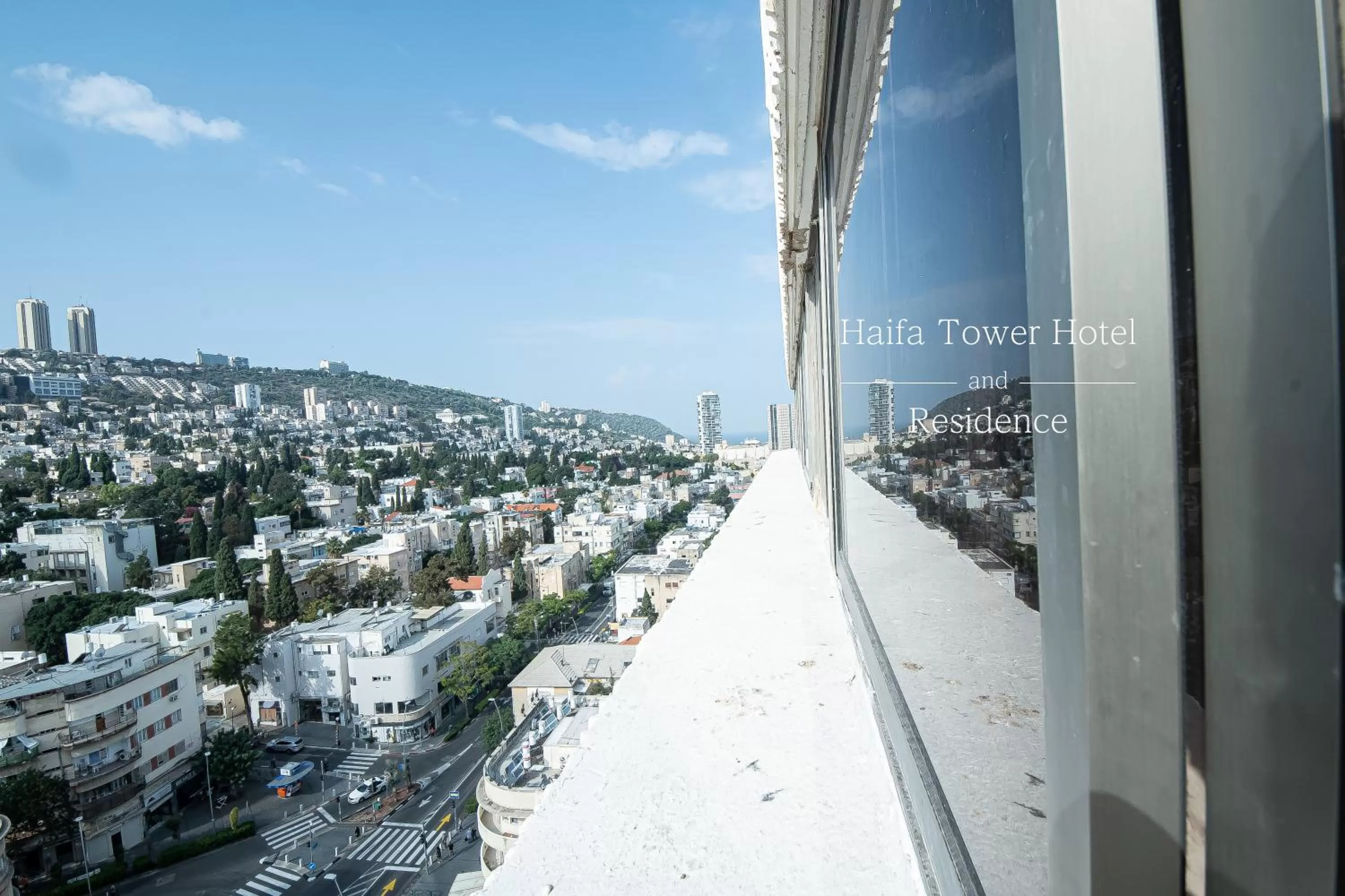 View (from property/room) in Haifa Tower Hotel - מלון מגדל חיפה