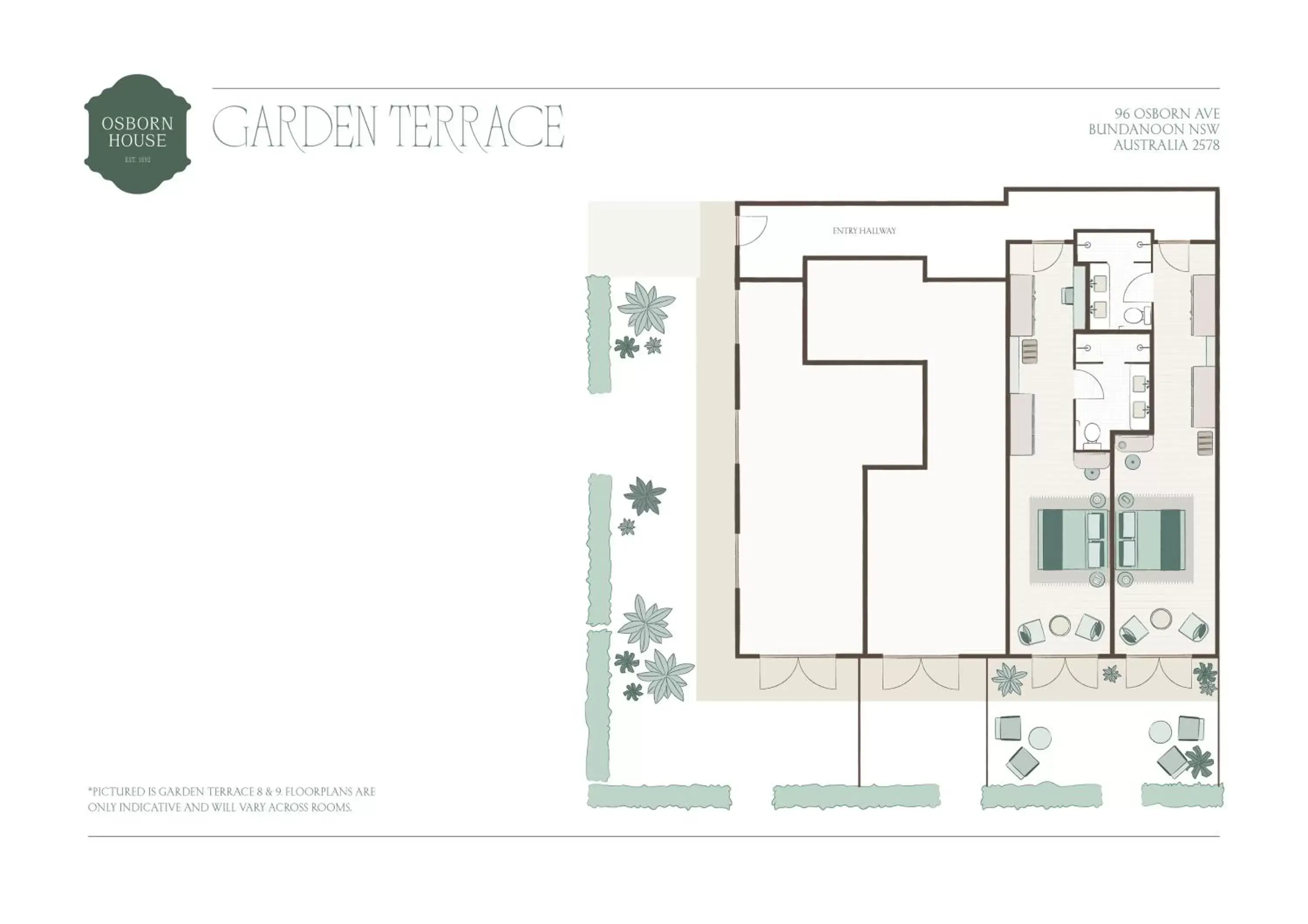 Garden Terrace Not for the Light Sleeper in Osborn House