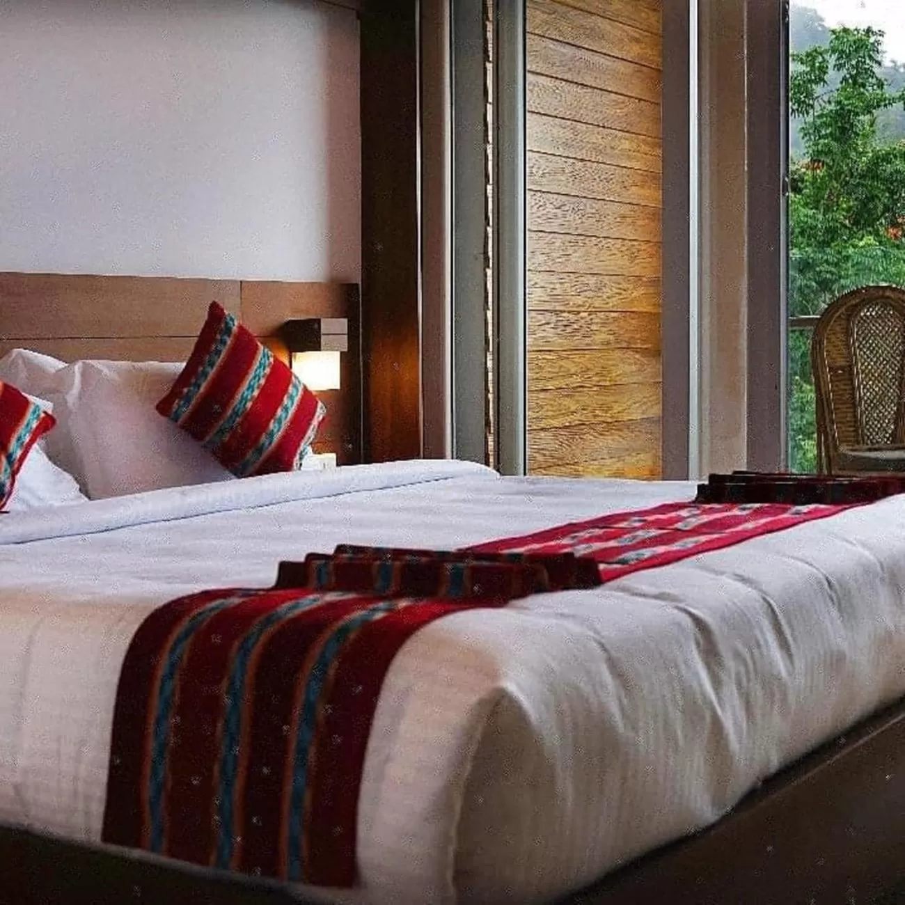 Bed in Trivers Resort Munnar