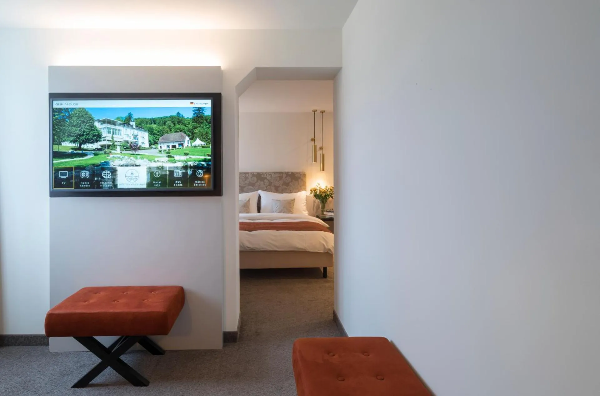 Living room, Bed in Bad Schauenburg