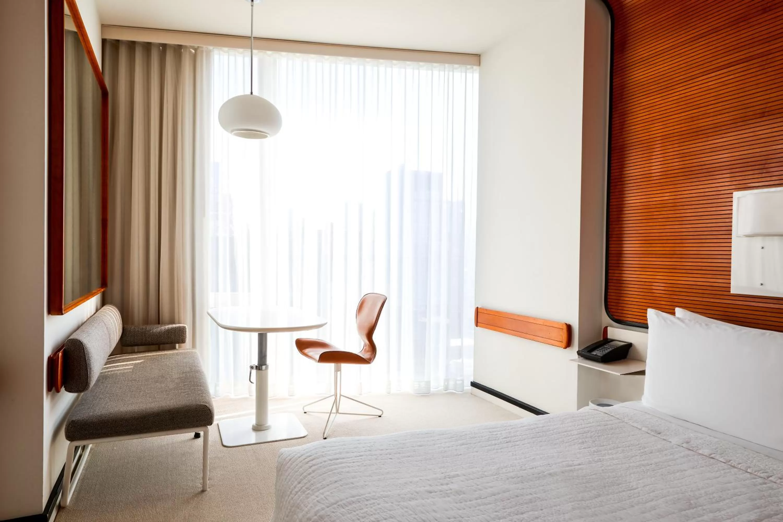 Bedroom, Bed in The Standard, High Line New York