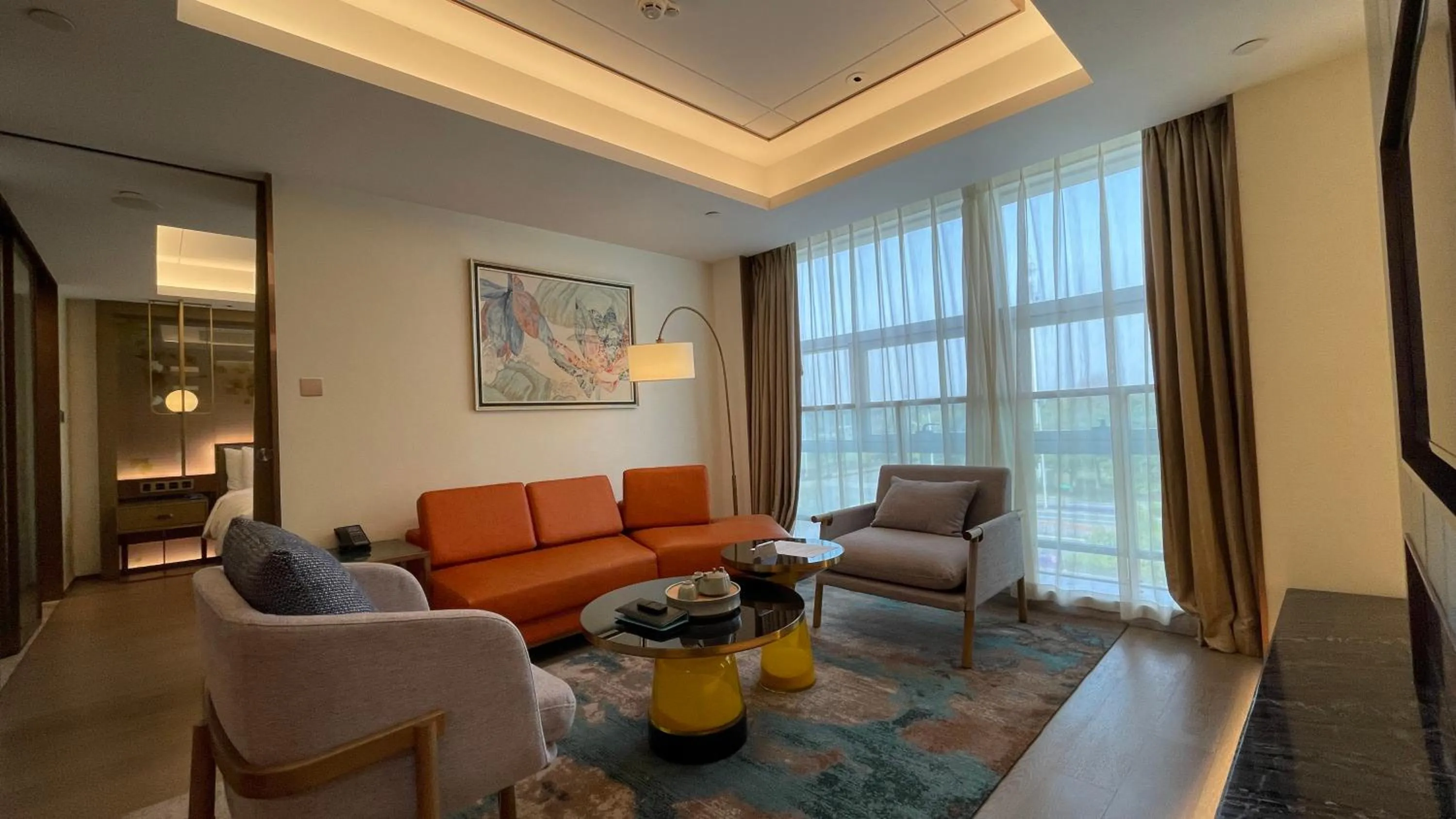 Living room in Radisson Suzhou
