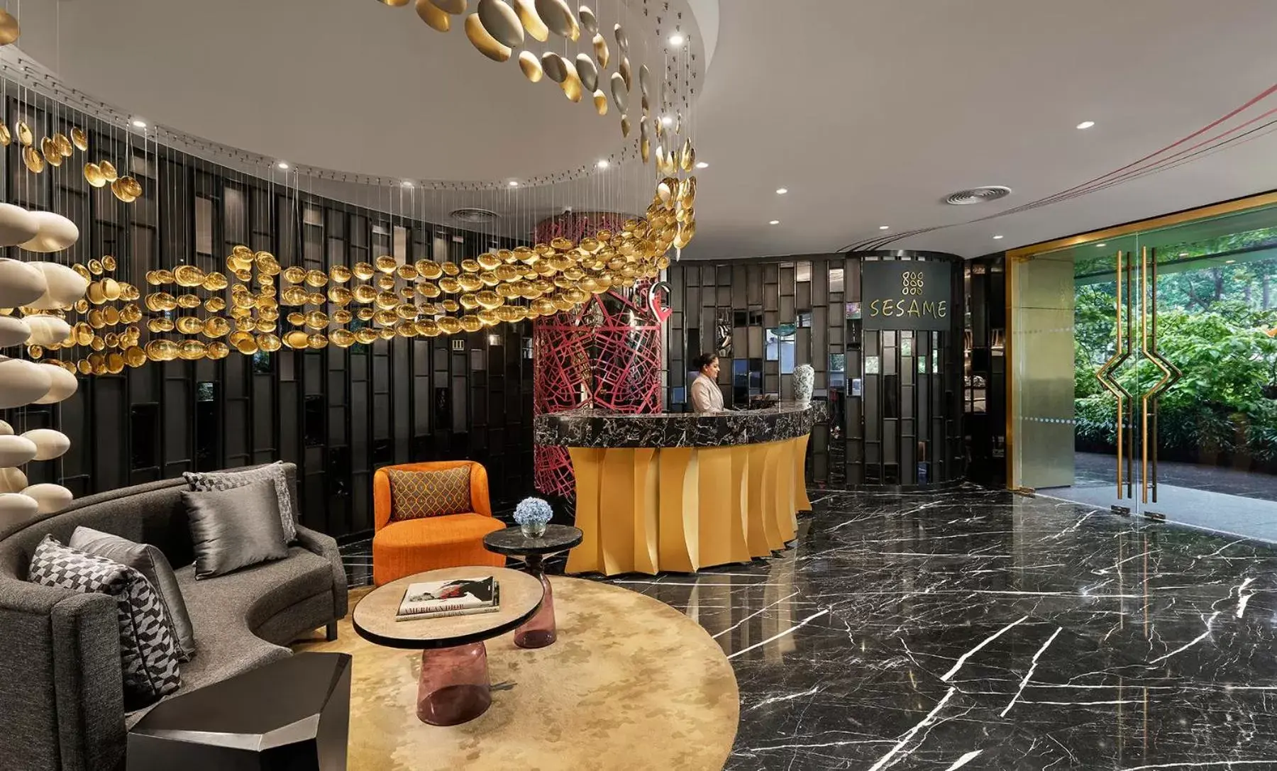 Lobby or reception in Hyatt Centric Juhu Mumbai Lobby or reception in Hyatt Centric Juhu Mumbai