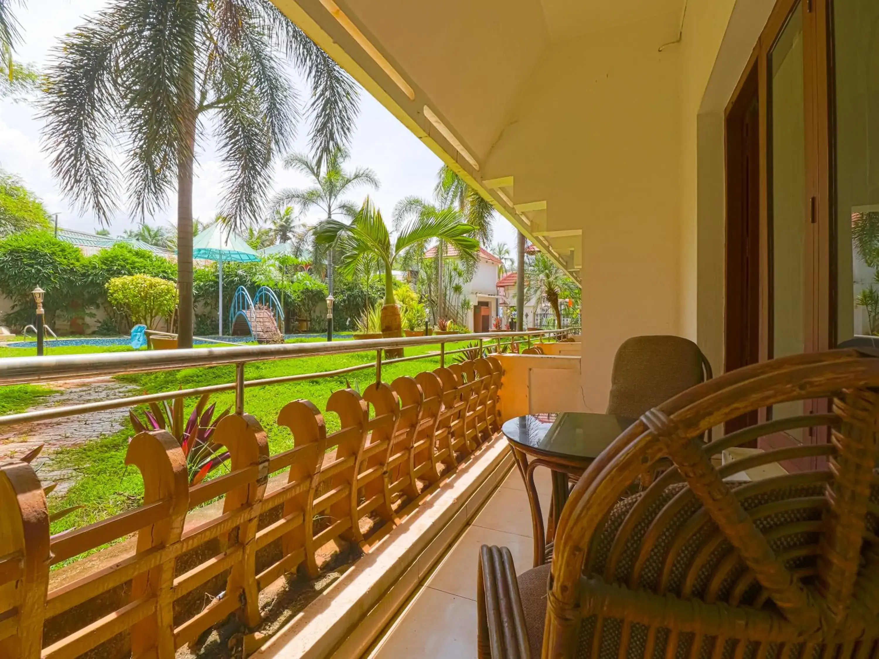 View (from property/room), Balcony/Terrace in The Byke Puja Samudra Pure Veg