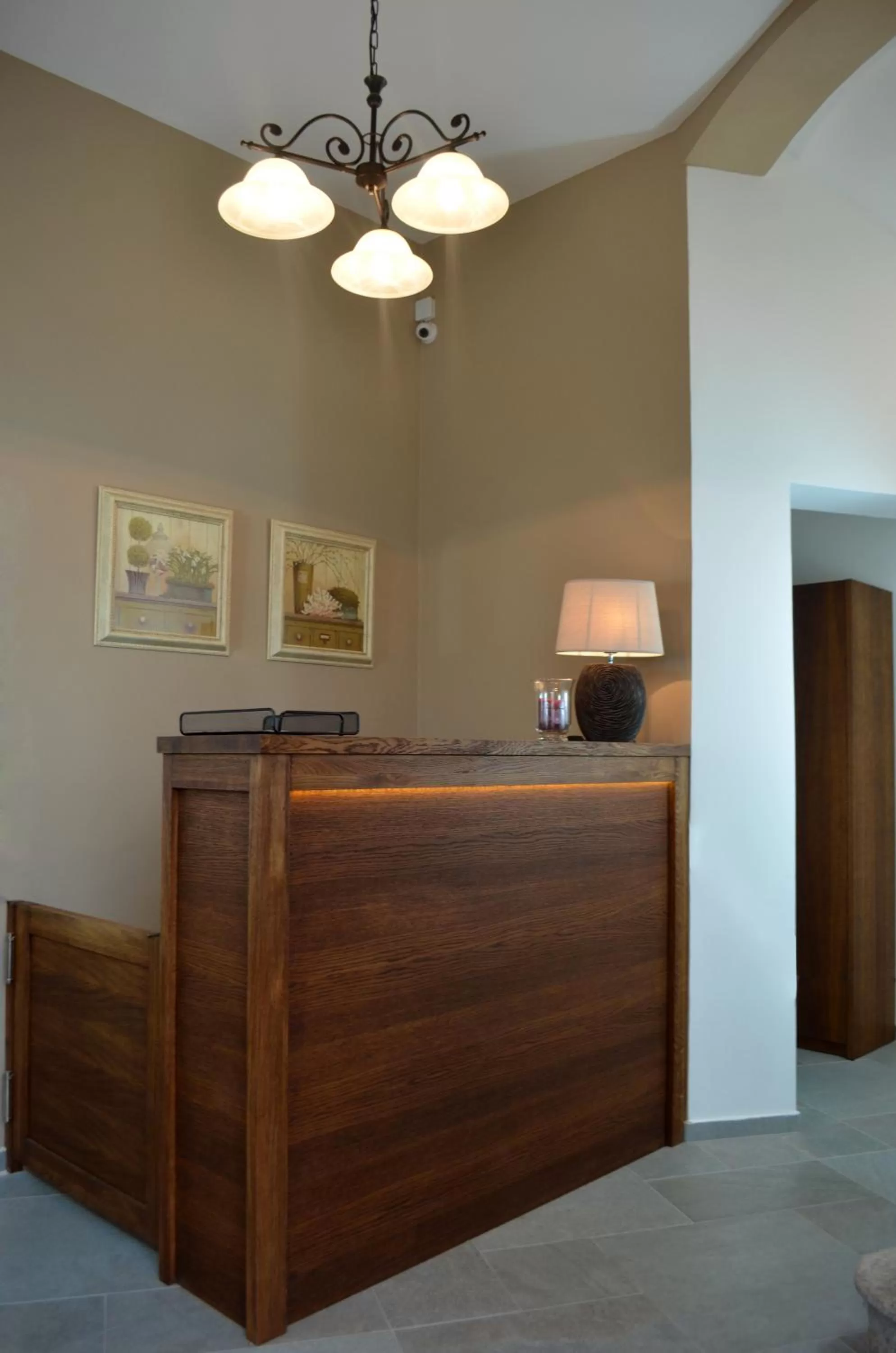 Lobby or reception in Hotel U Kvapilů