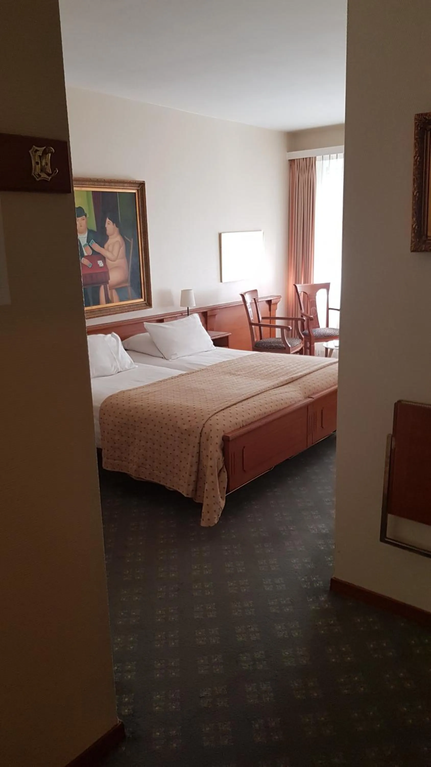 Bed in Hotel Century