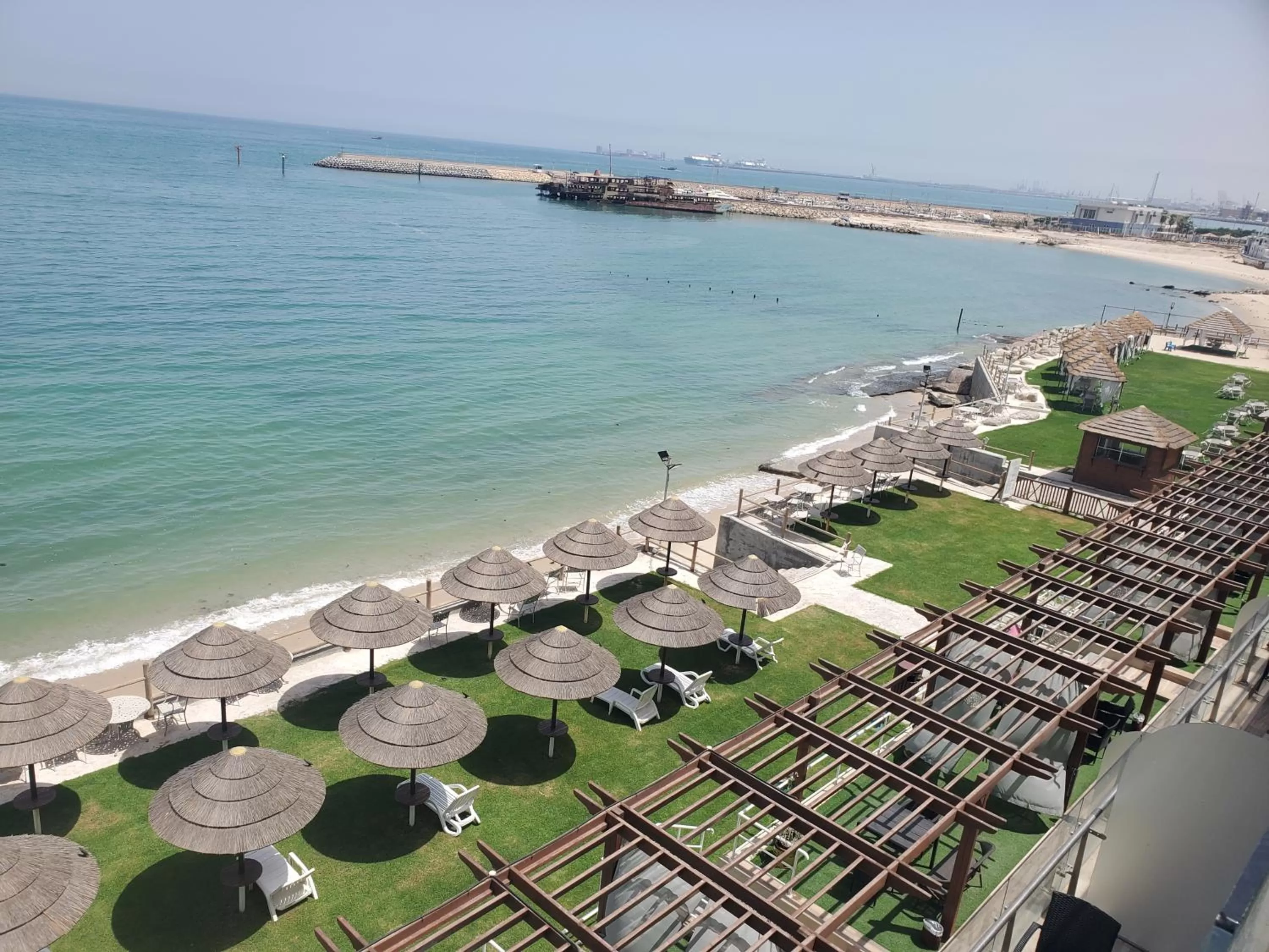 Beach in Al Kout Beach Hotel