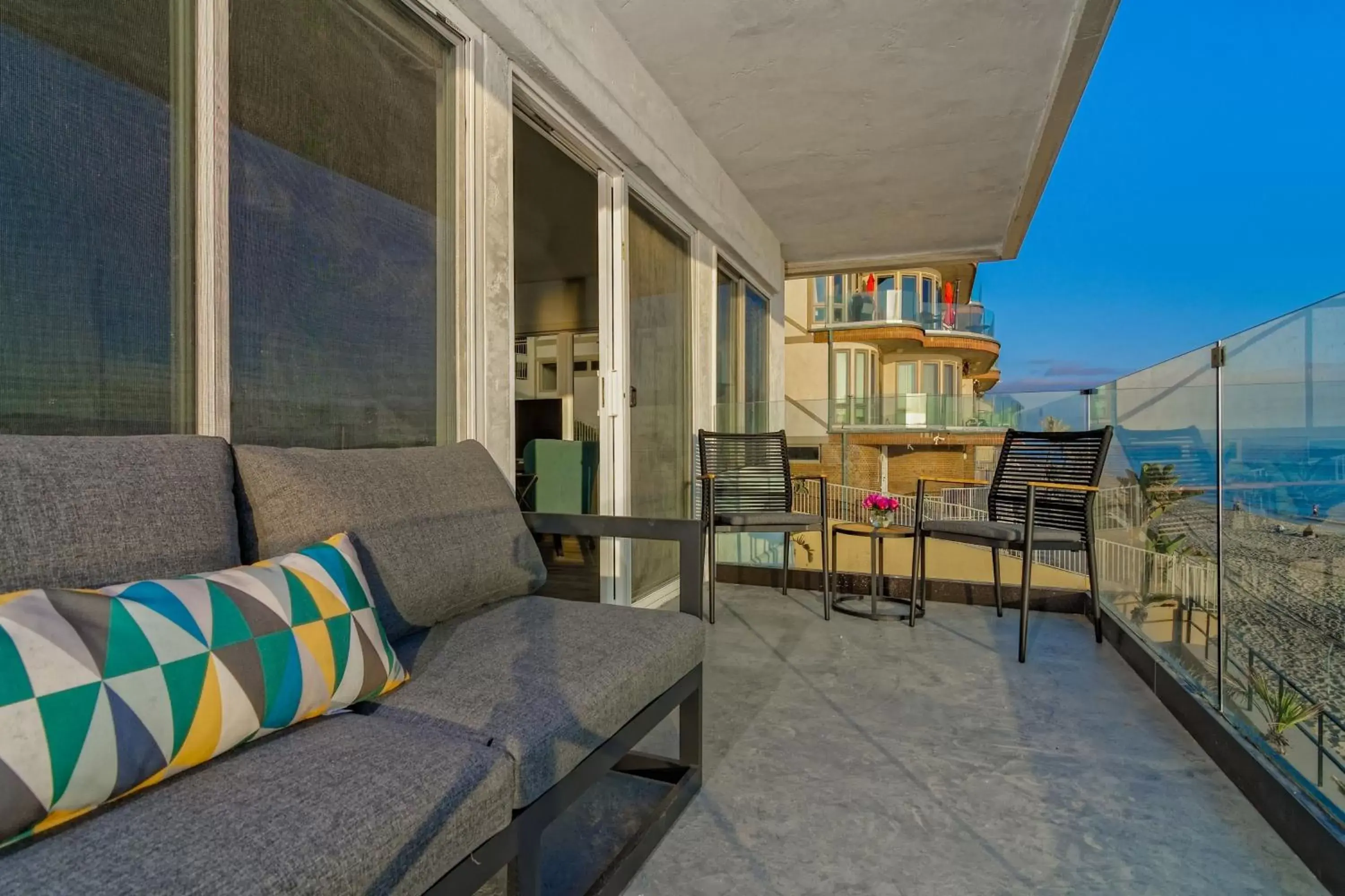 Patio, Balcony/Terrace in Ocean Villas Beach Front