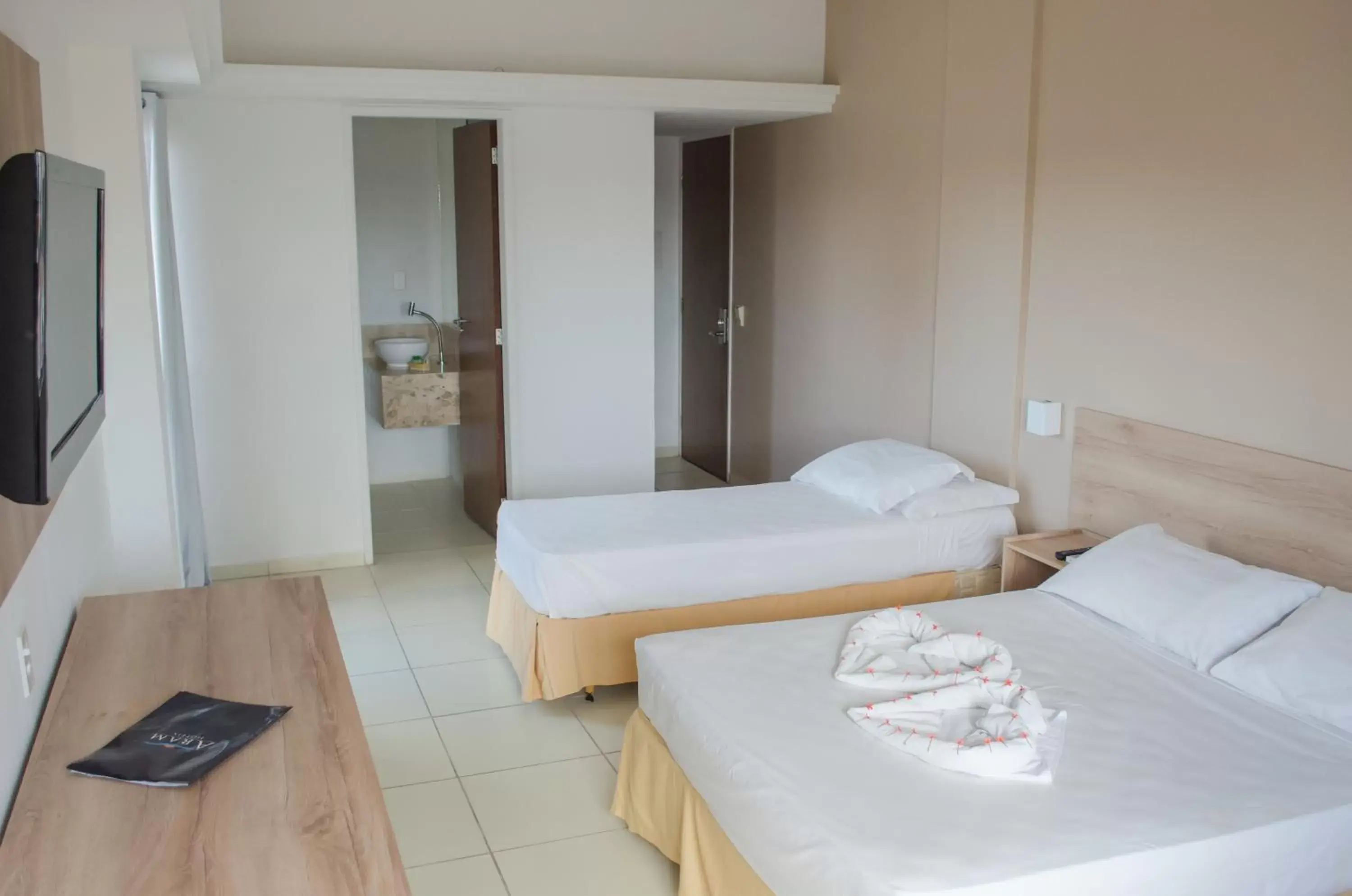 Bed in Aram Ouro Branco Hotel