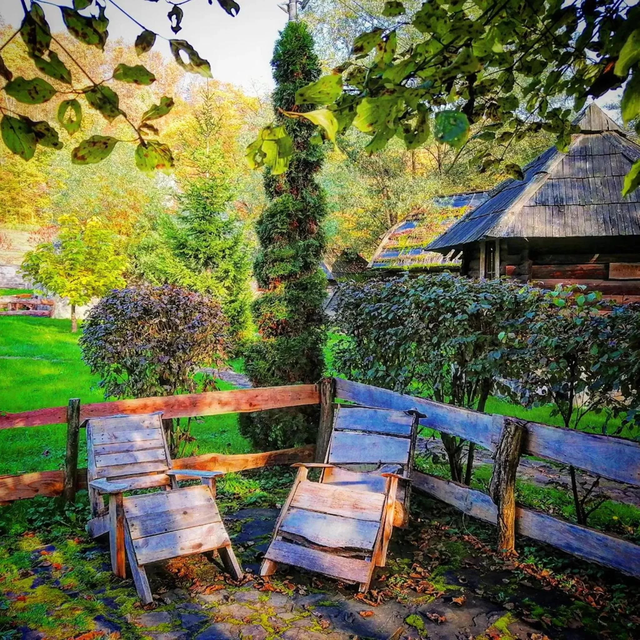Garden view in Kraljevsko selo Kotromanićevo