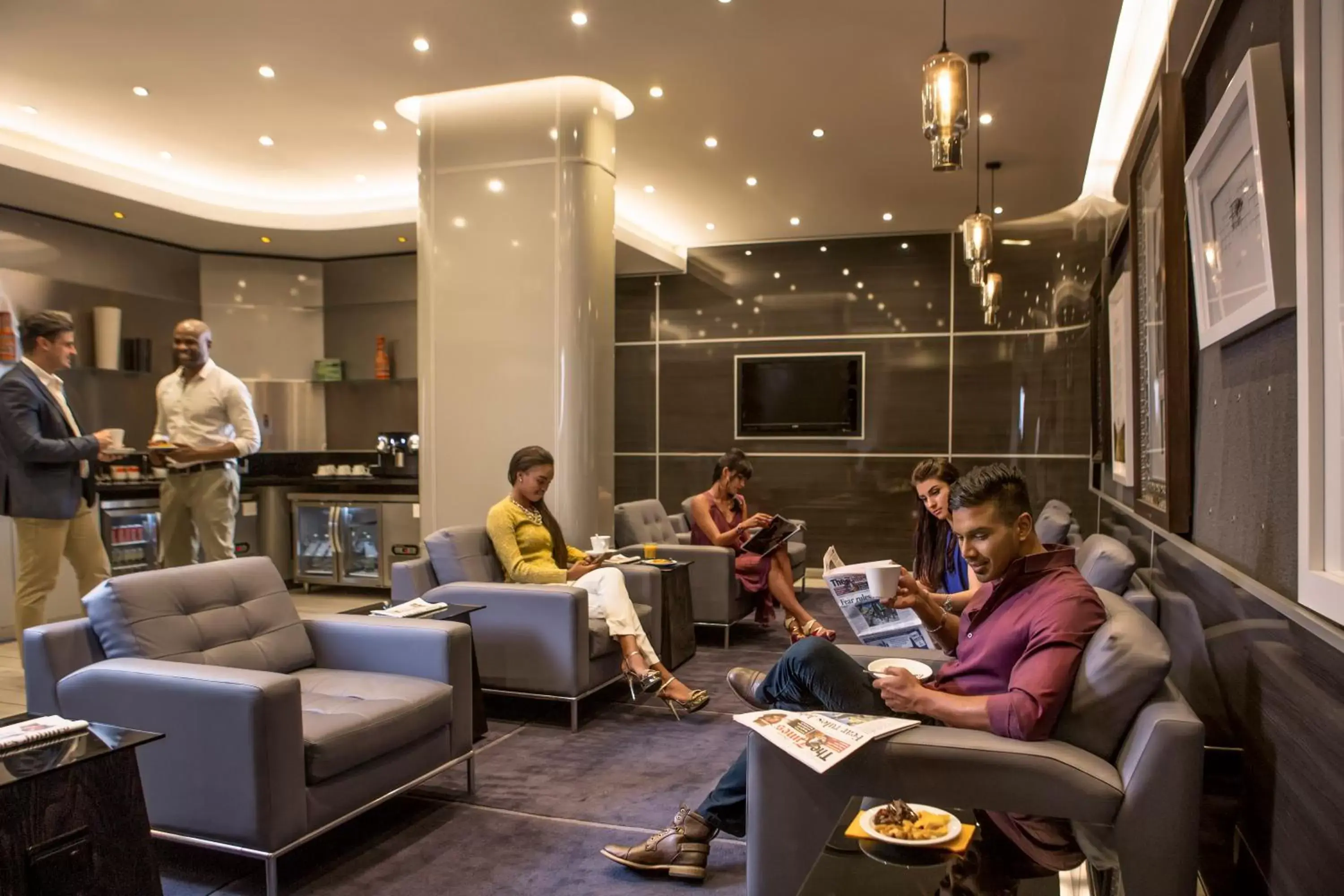 Business facilities, Guests in The Maslow Hotel, Sandton