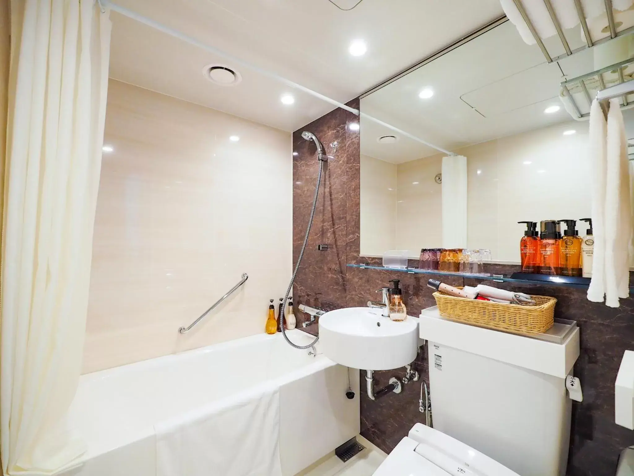 Photo of the whole room, Bathroom in Hiyori Hotel Osaka Namba Station