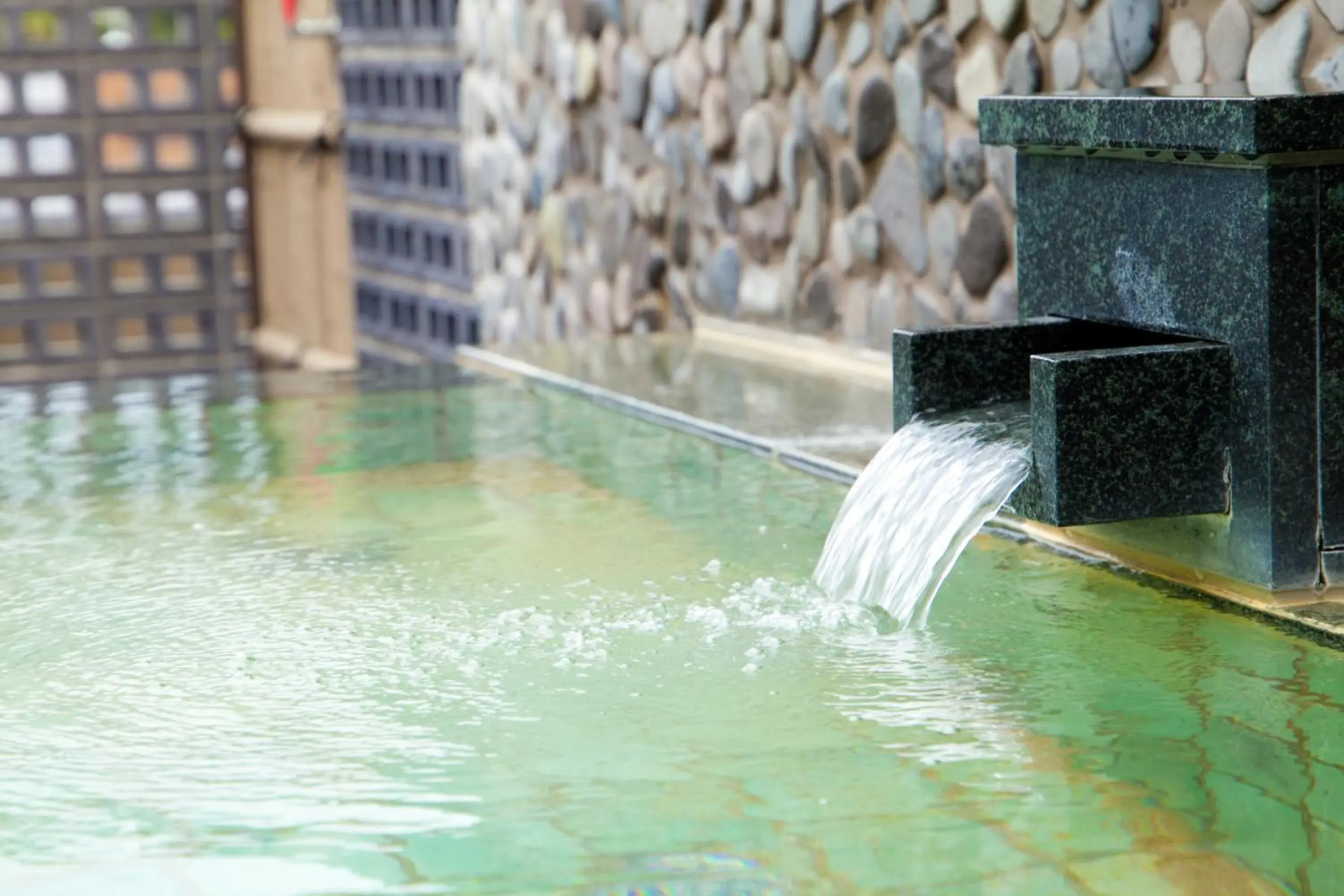 Open Air Bath, Swimming Pool in Asukasou Hotel