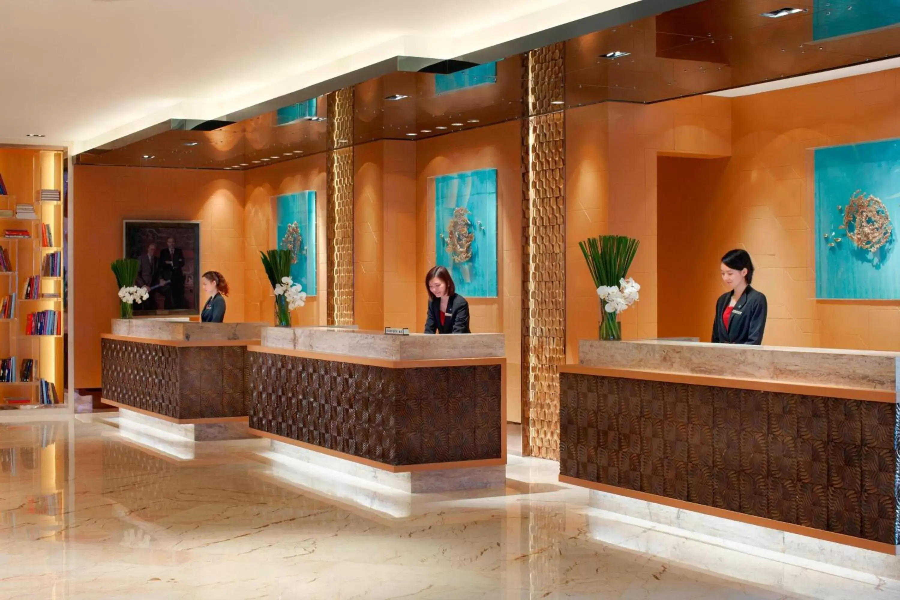 Lobby or reception, Staff in Marriott Guangzhou Tianhe