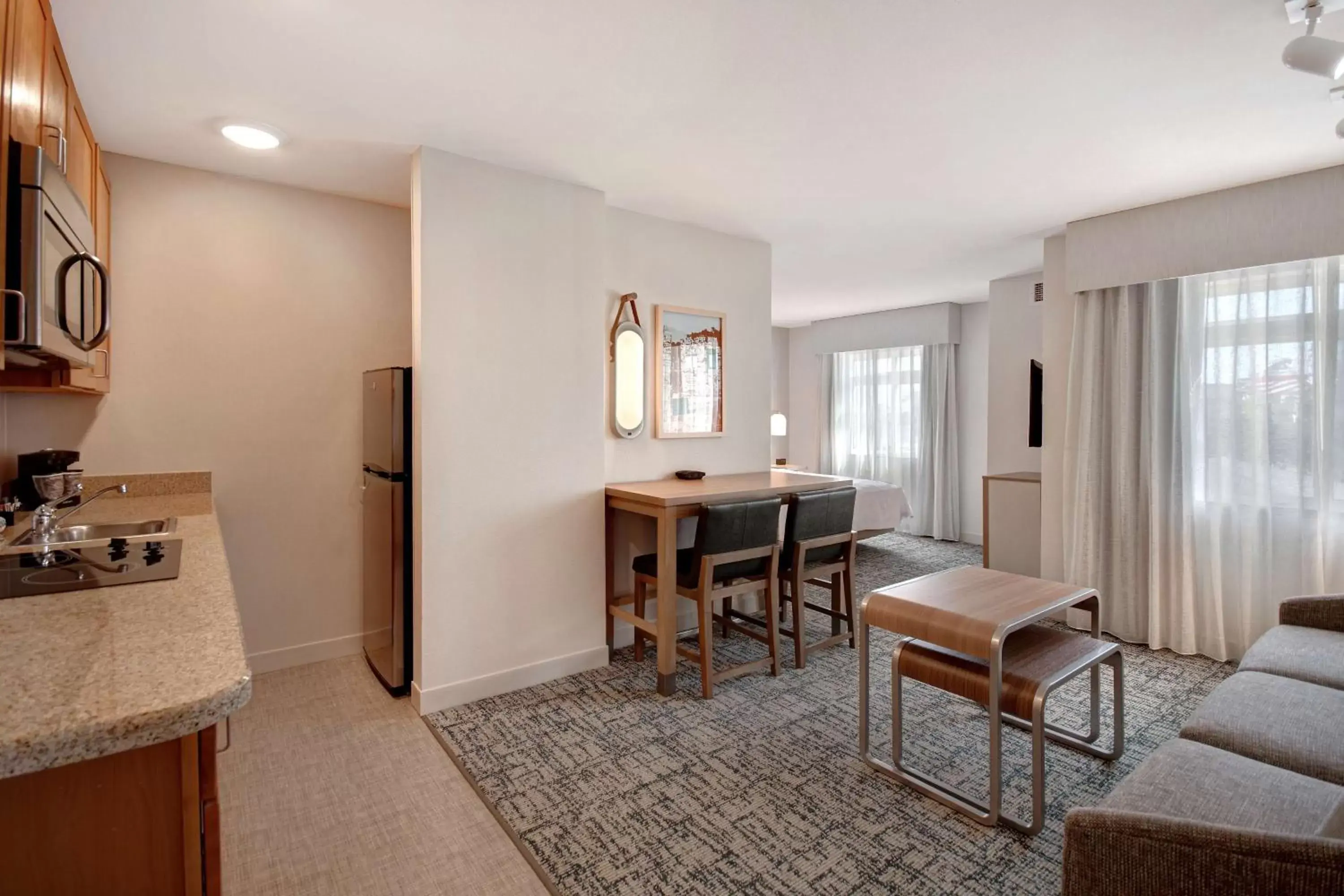 Living room, Seating Area in Homewood Suites by Hilton San Francisco Airport North California