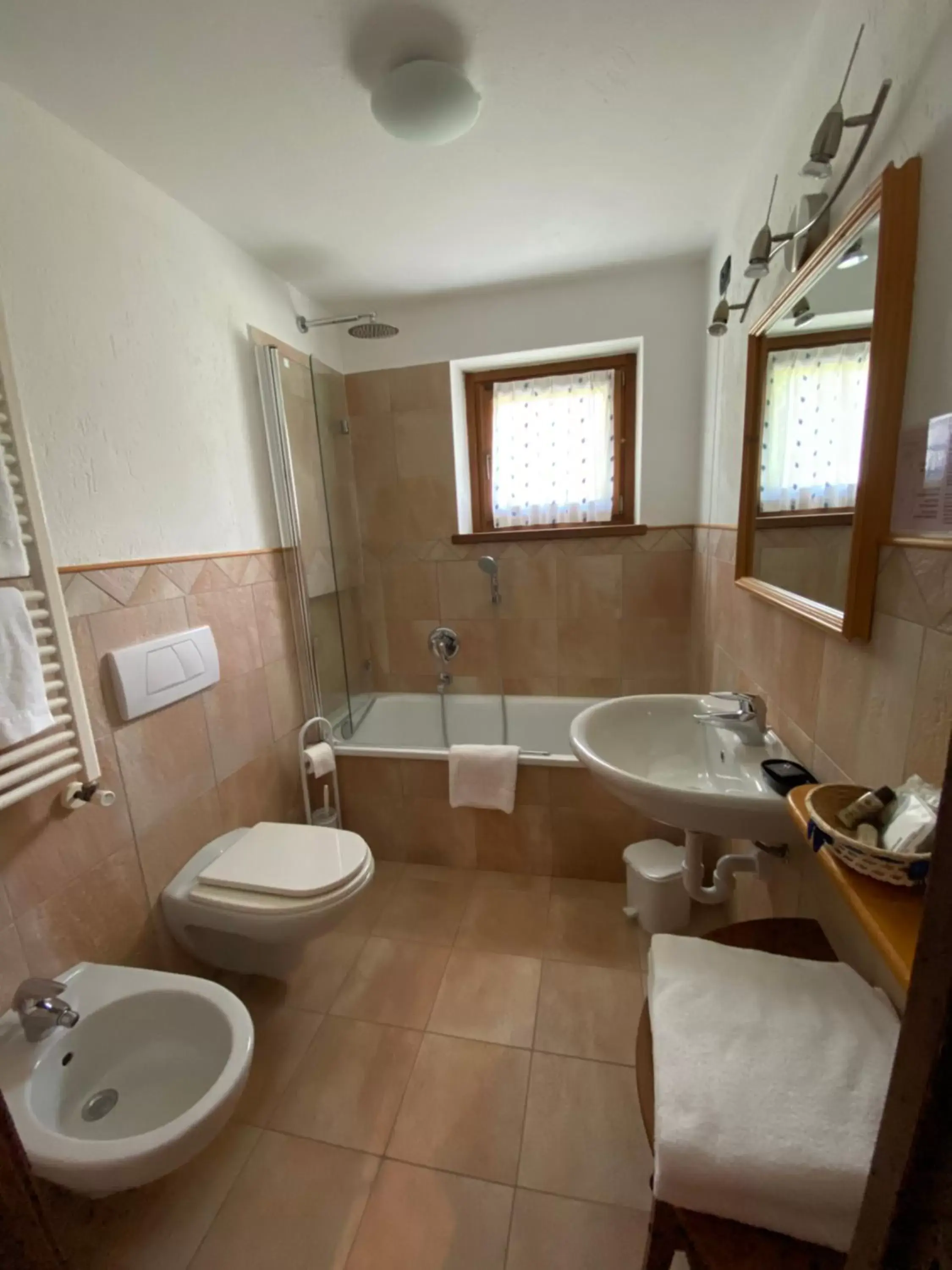 Toilet, Bathroom in Hotel Lo Campagnar
