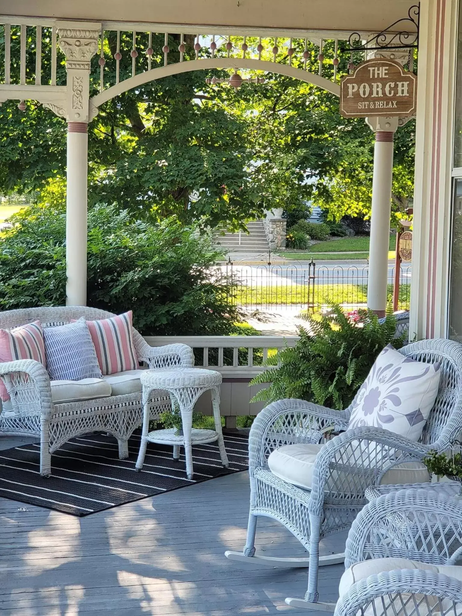 Patio, Seating Area in Grand Victorian B&B Inn