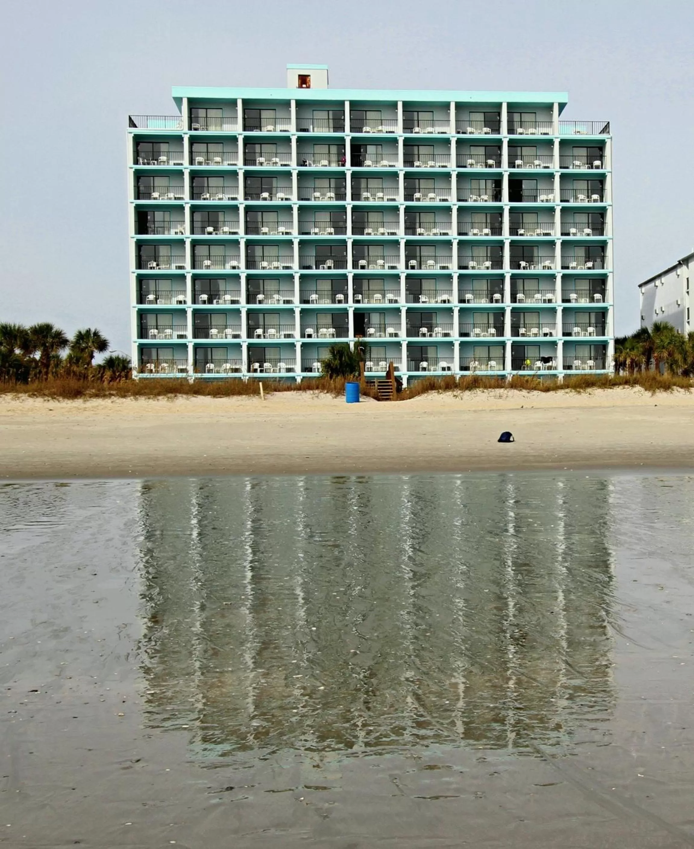 Facade/entrance in Tropical Seas Hotel