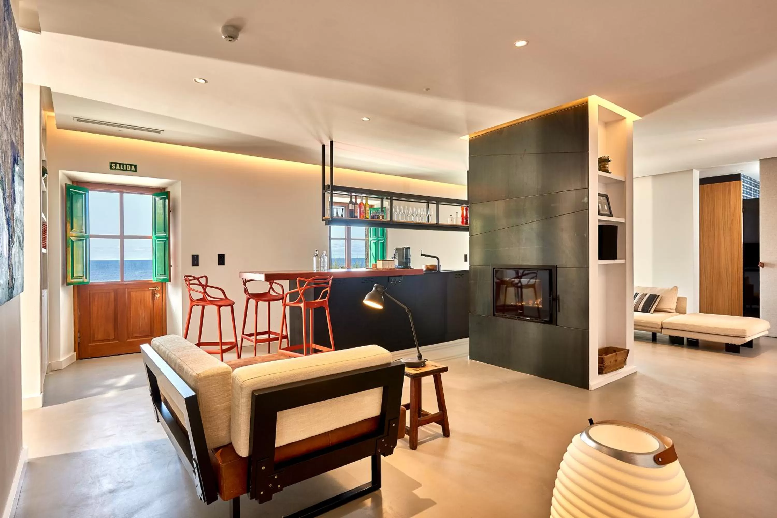 Photo of the whole room in Lighthouse on La Palma Island