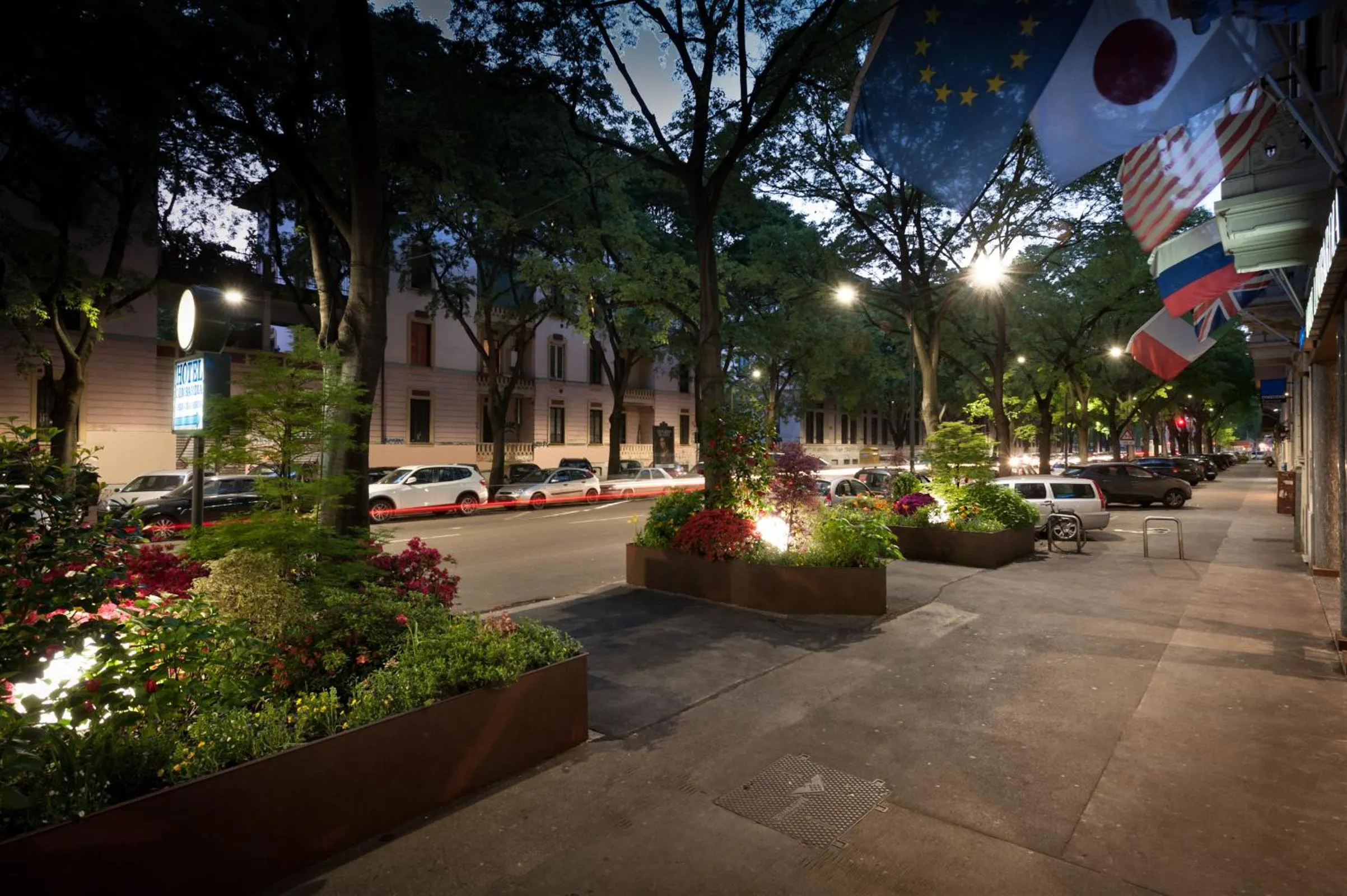 Decorative detail in Hotel Lombardia