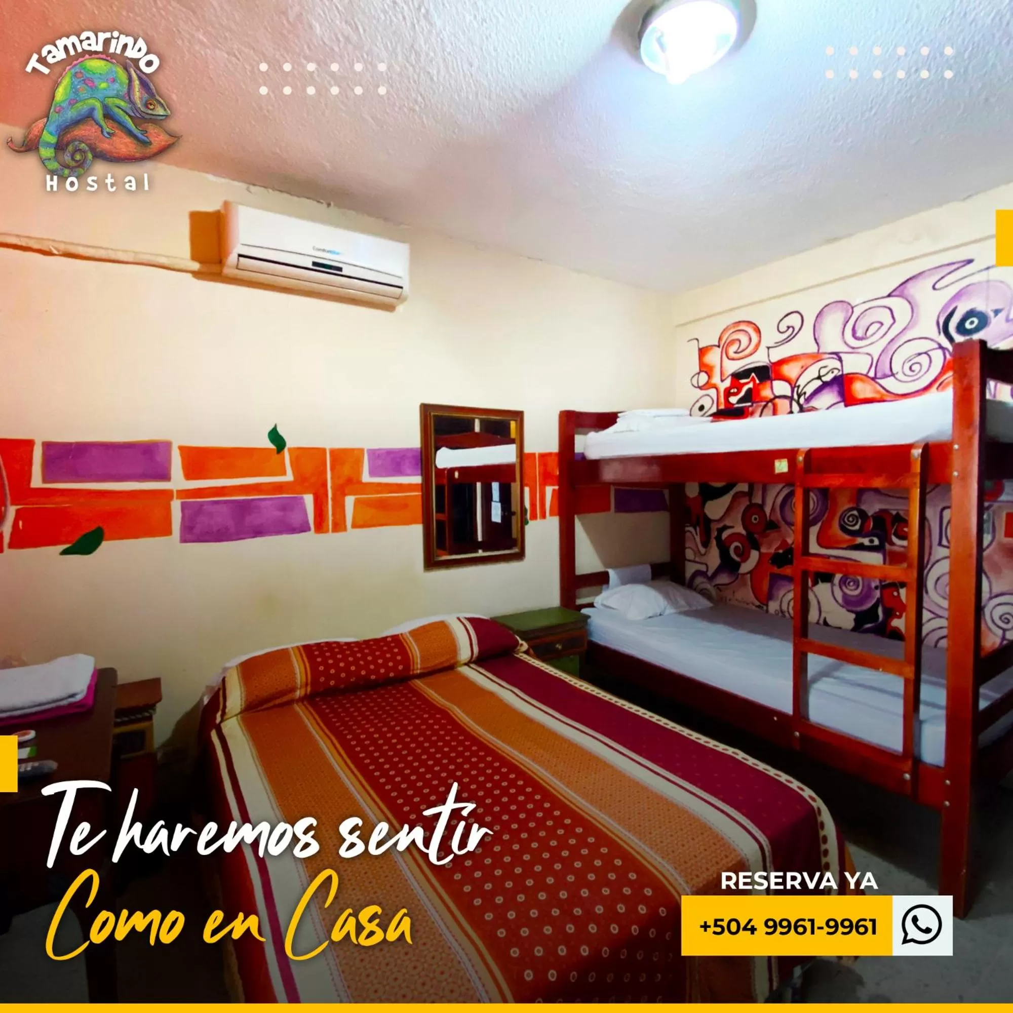 Bed in Tamarindo Hostel