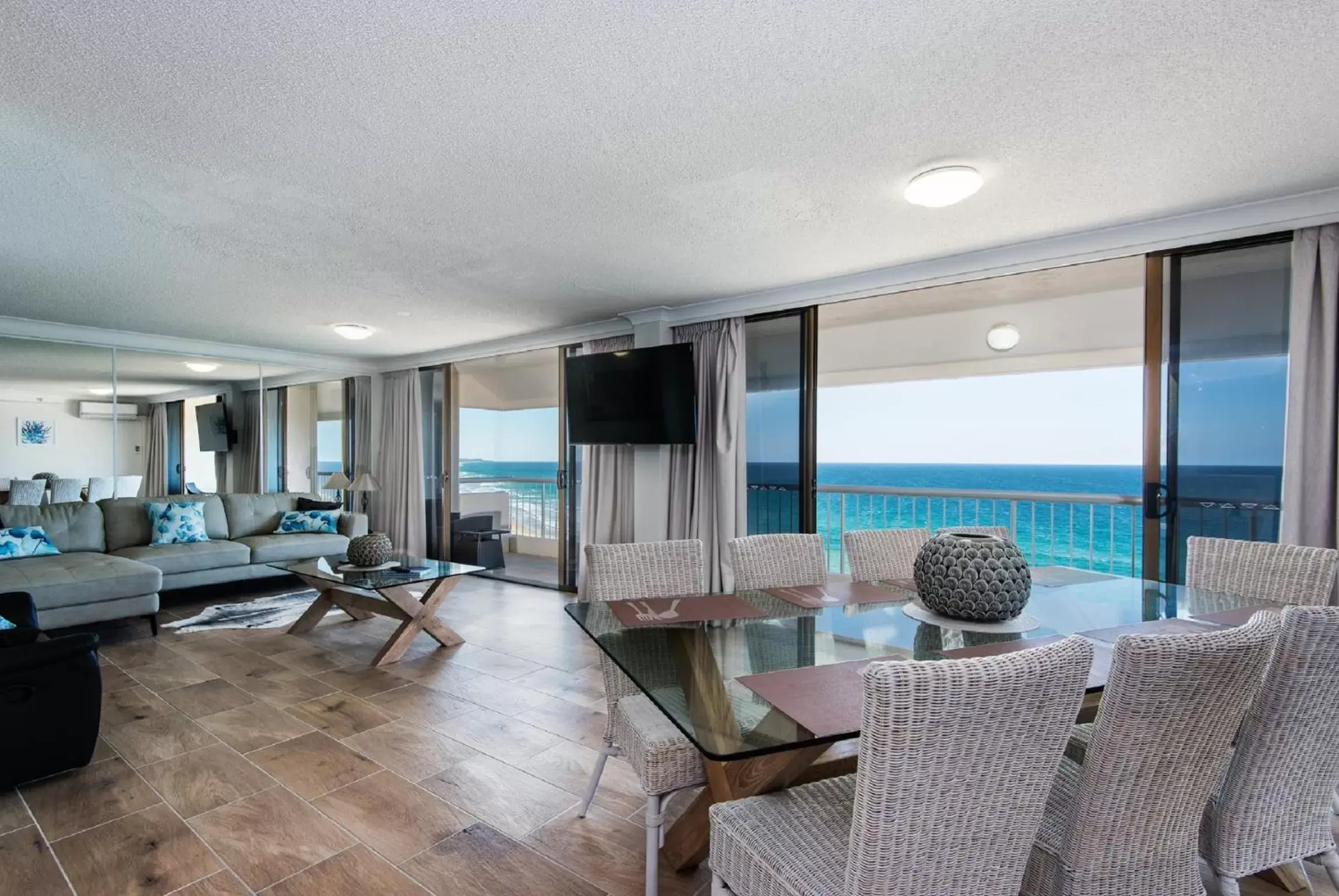 Living room, Sea View in Coolum Caprice