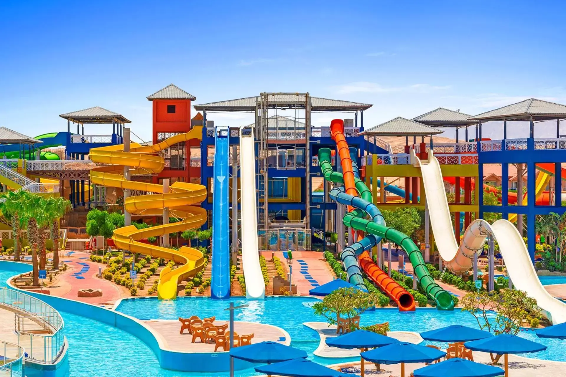 Aqua park, Water Park in Pickalbatros Jungle Aqua Park - Neverland Hurghada