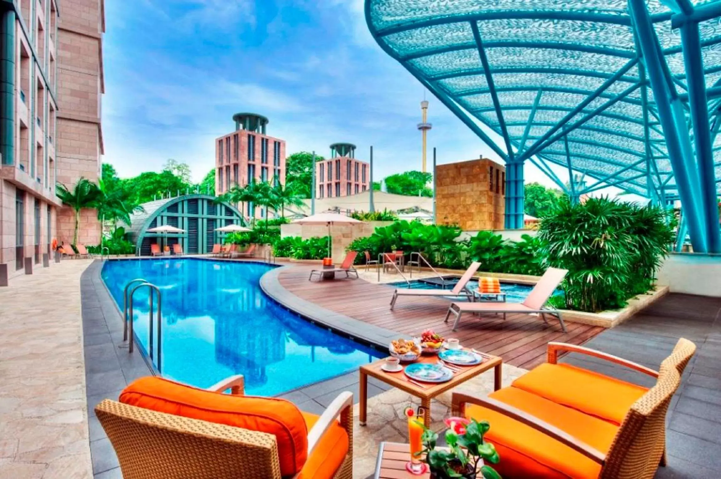 Swimming Pool in Resorts World Sentosa - Hotel Michael