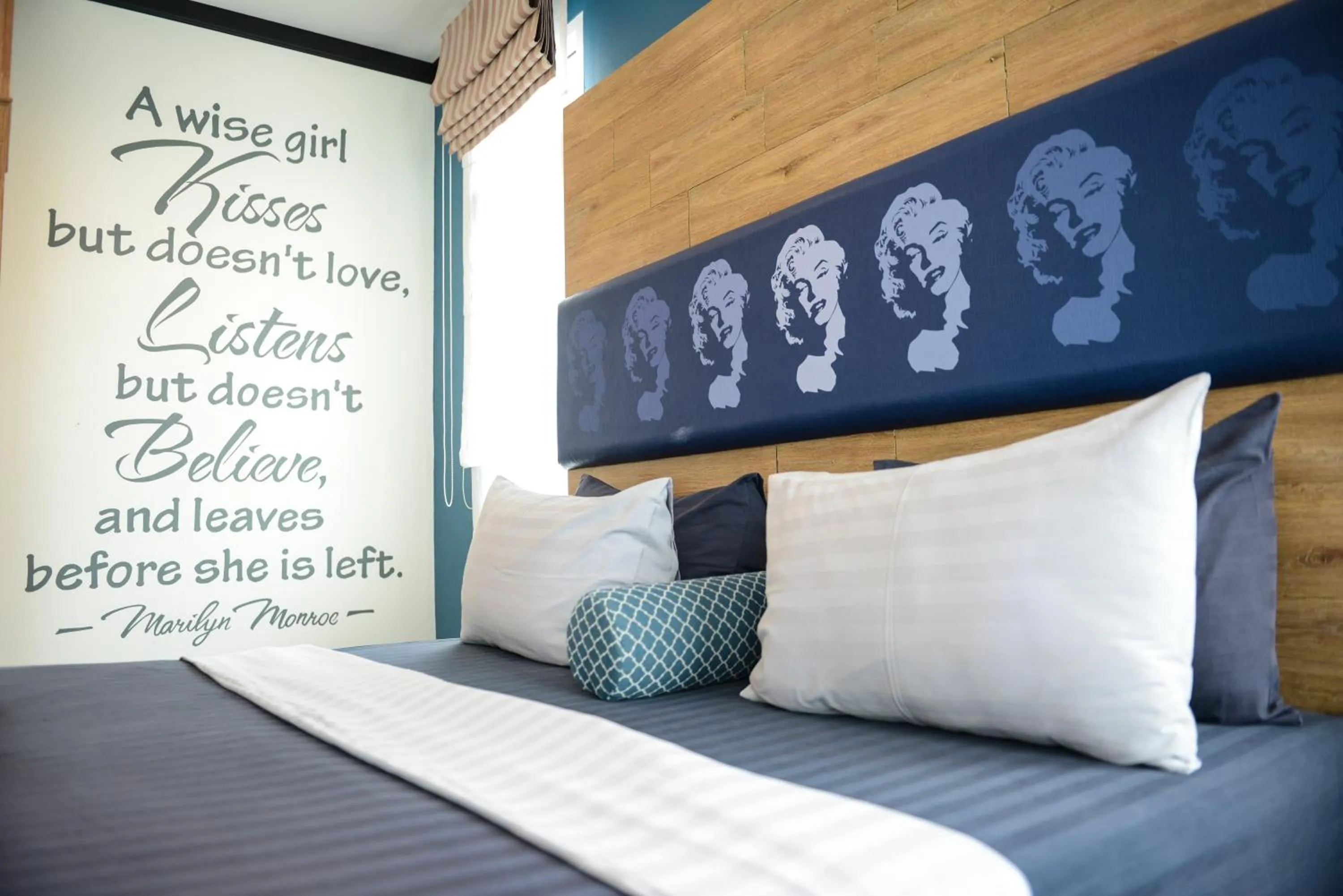 Bed in The River Scene