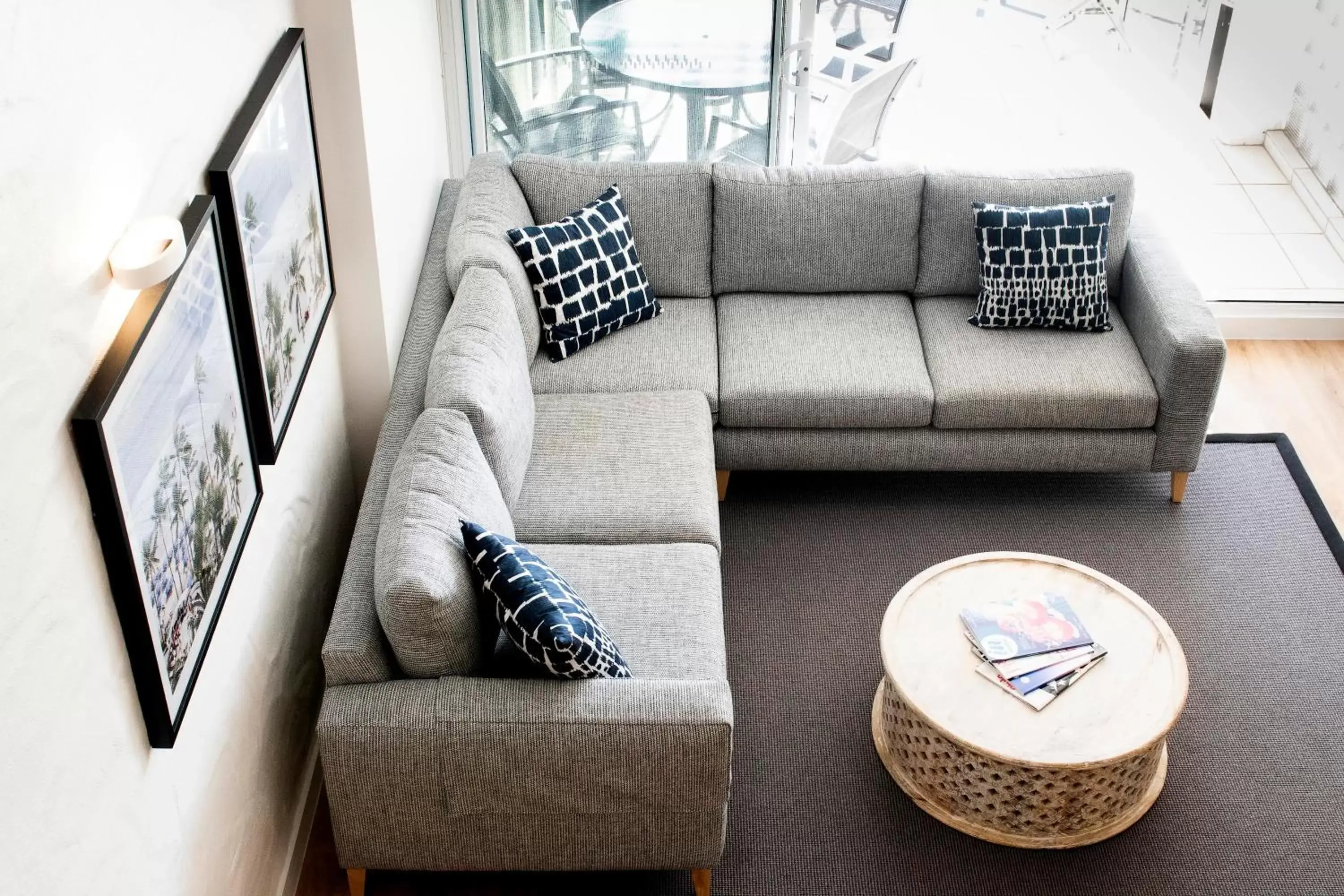 Living room, Seating Area in SandCastles Noosa