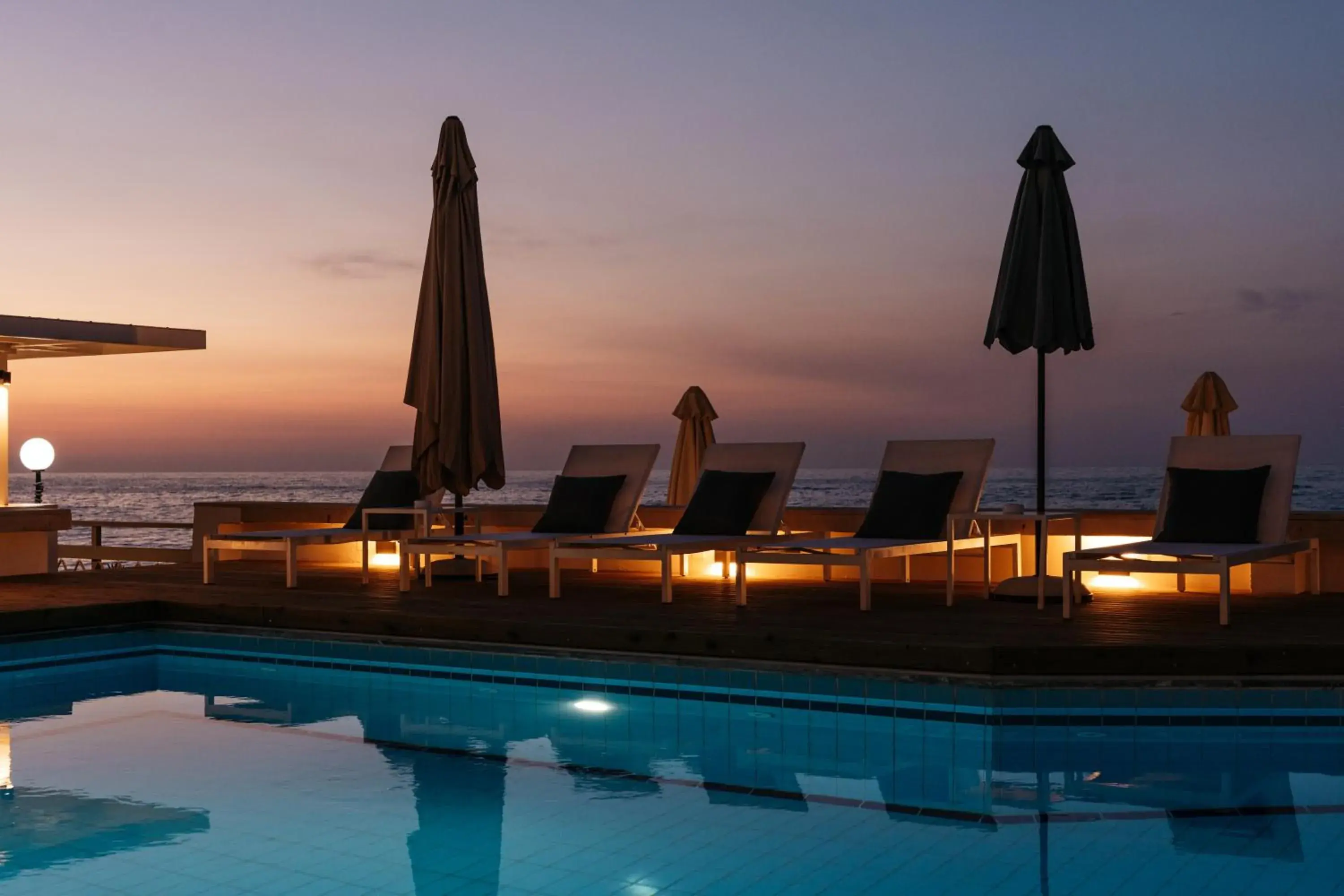 Natural landscape, Swimming Pool in Petradi Beach Lounge Hotel
