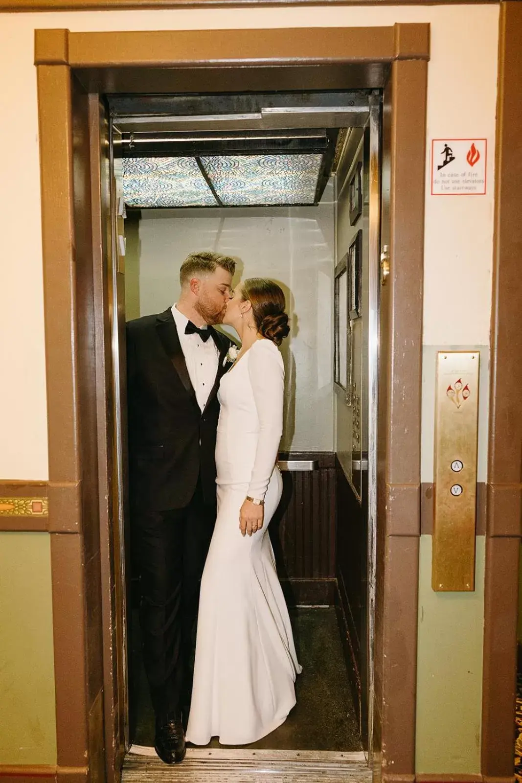 wedding in 1905 Basin Park Hotel