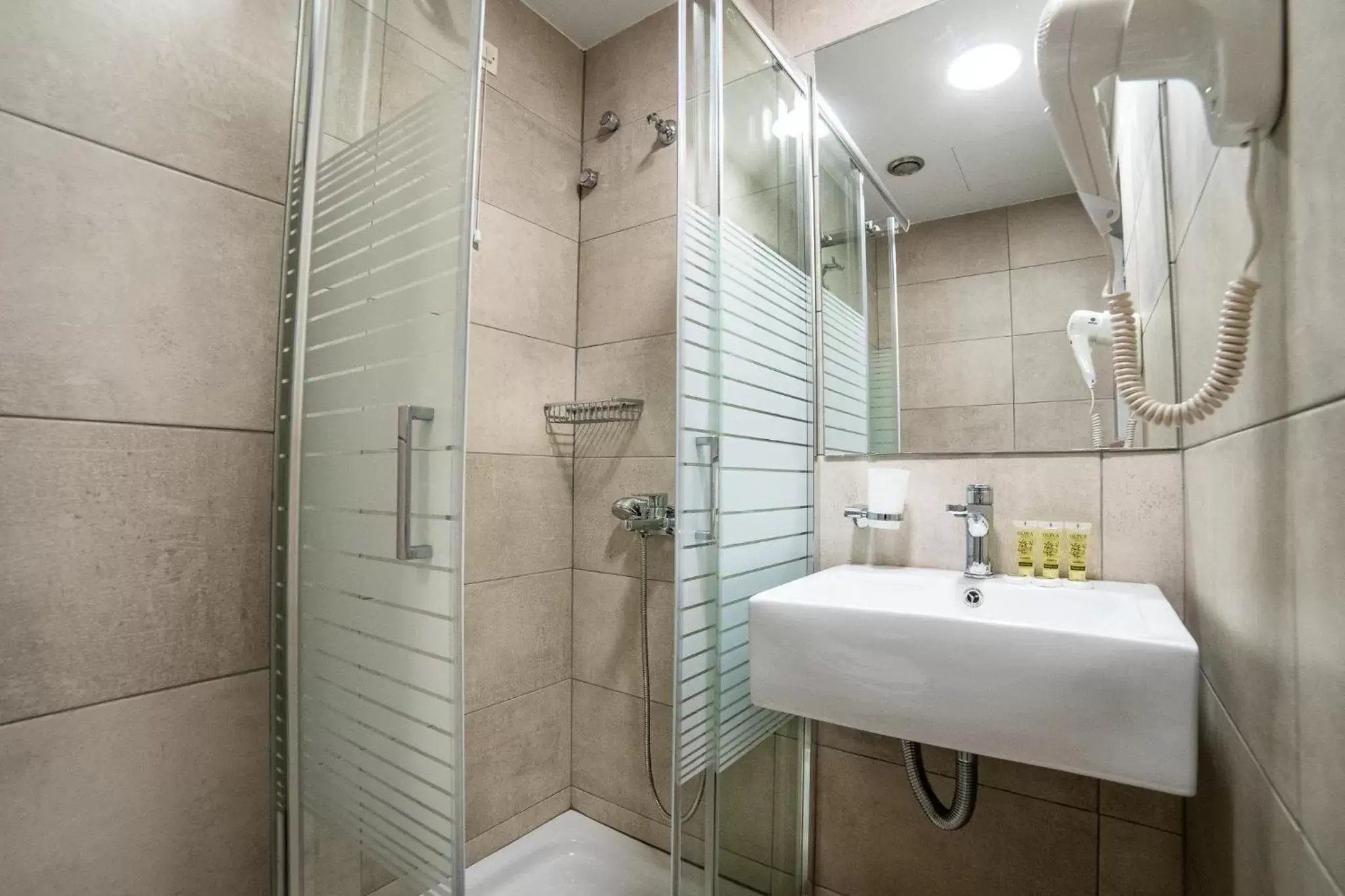 Shower, Bathroom in Argo Hotel Piraeus