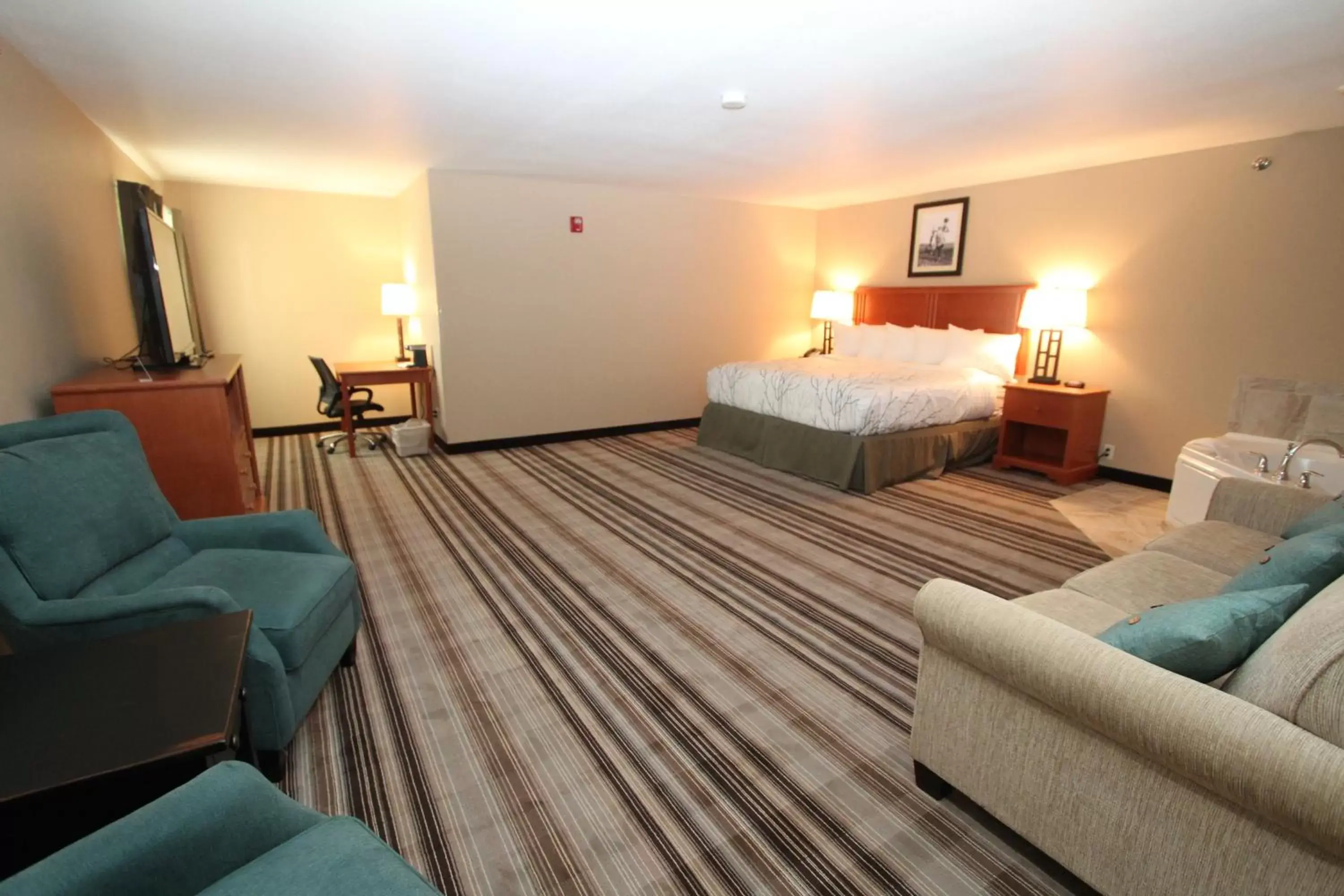 Bed in Bowman Lodge & Convention Center