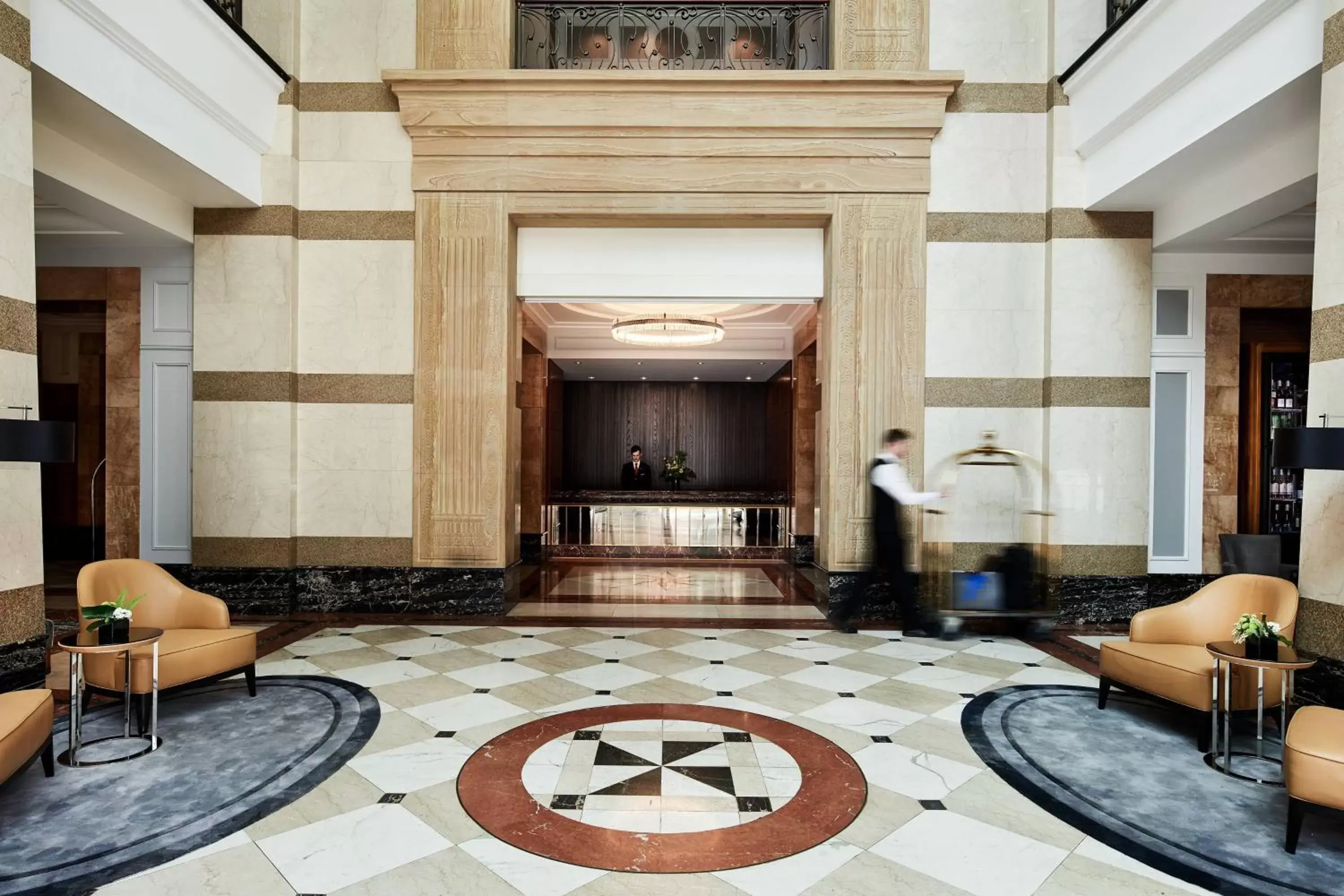 Lobby or reception in Brisbane Marriott Hotel