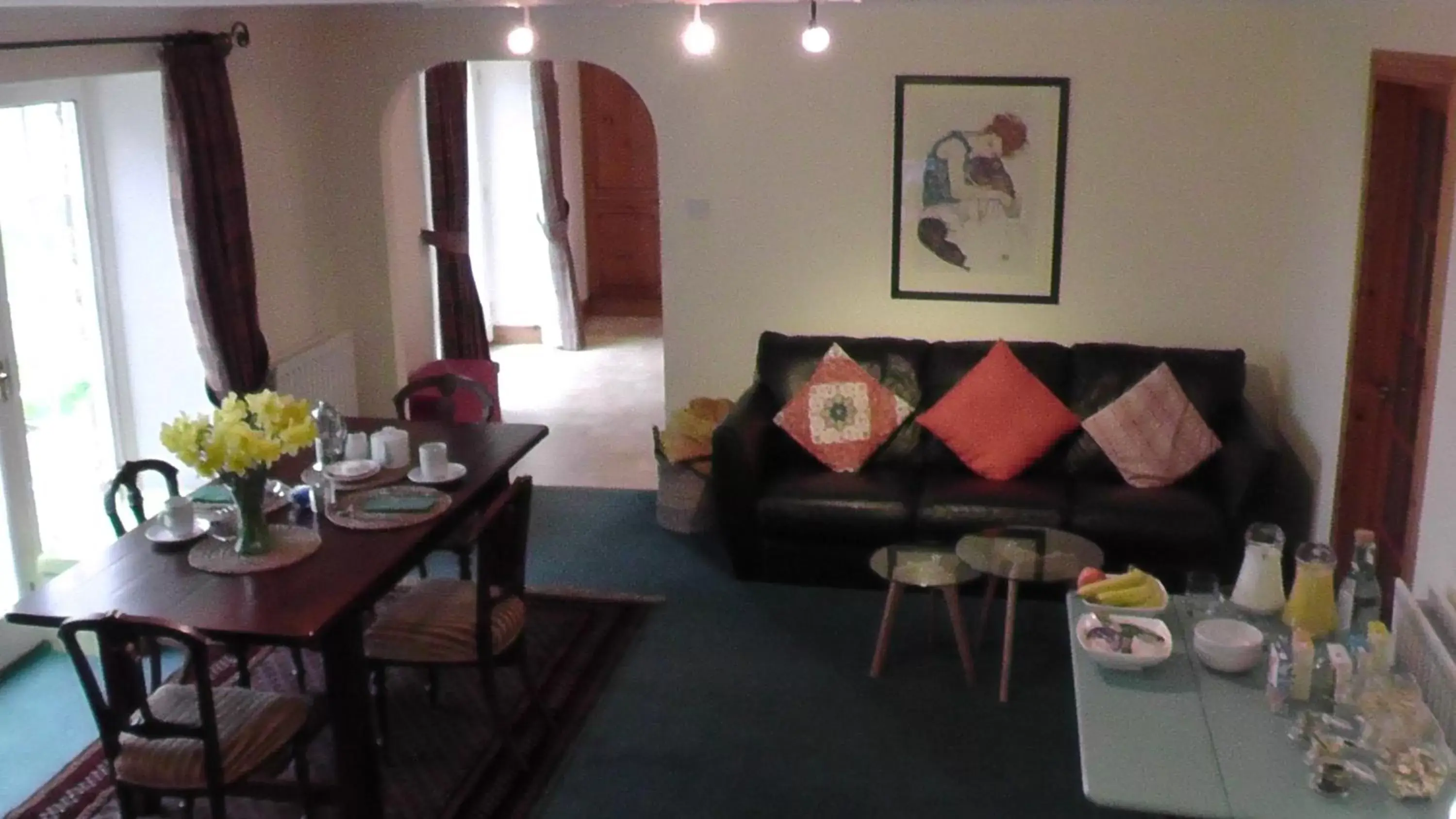 Decorative detail, Dining Area in Wagtail Lodge