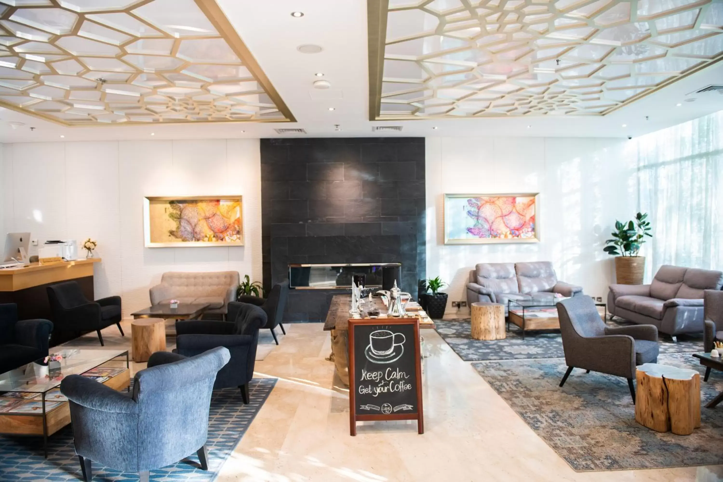 Lobby or reception in Grandeur Hotel Al Barsha