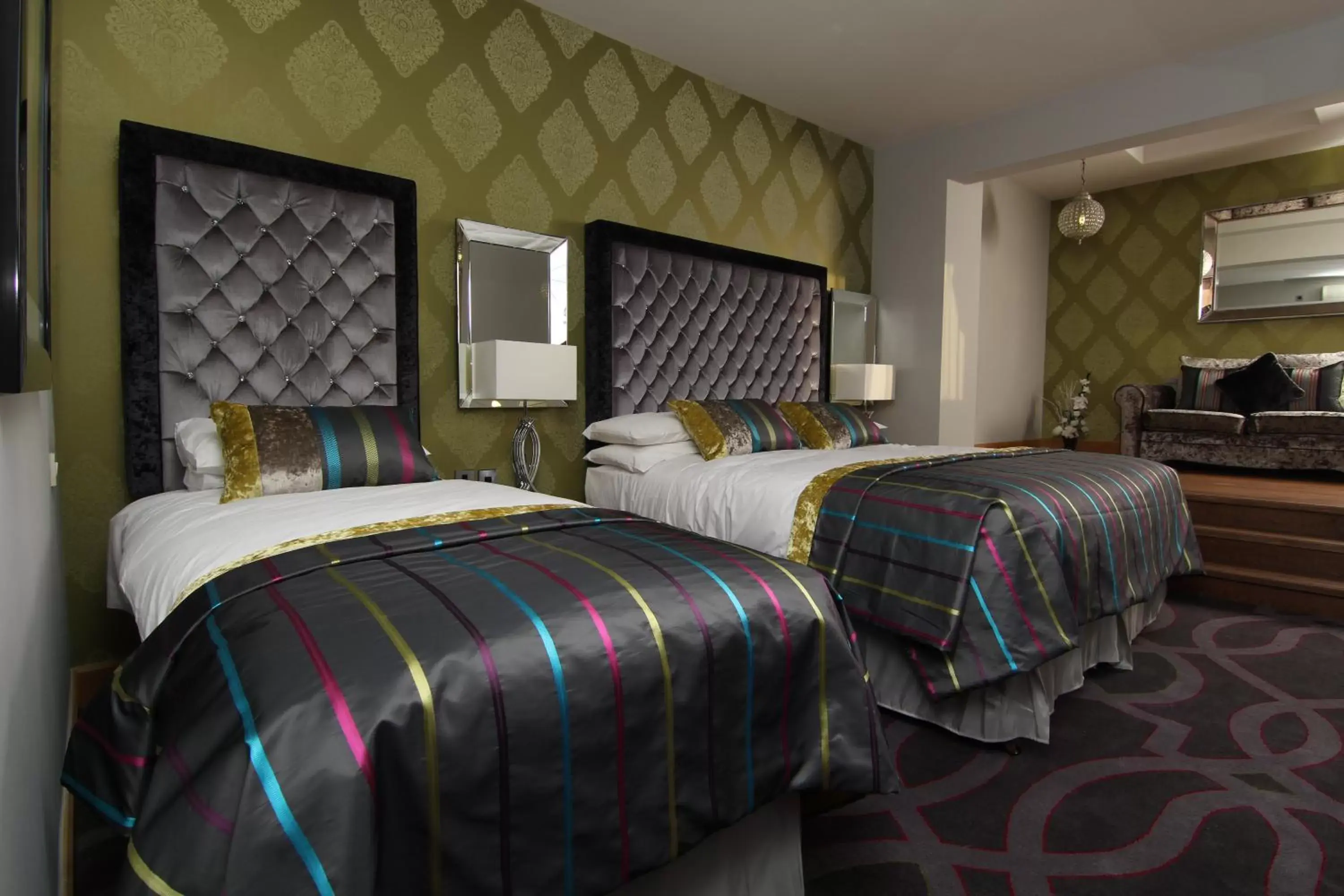 Bedroom, Bed in Errigal Country House Hotel