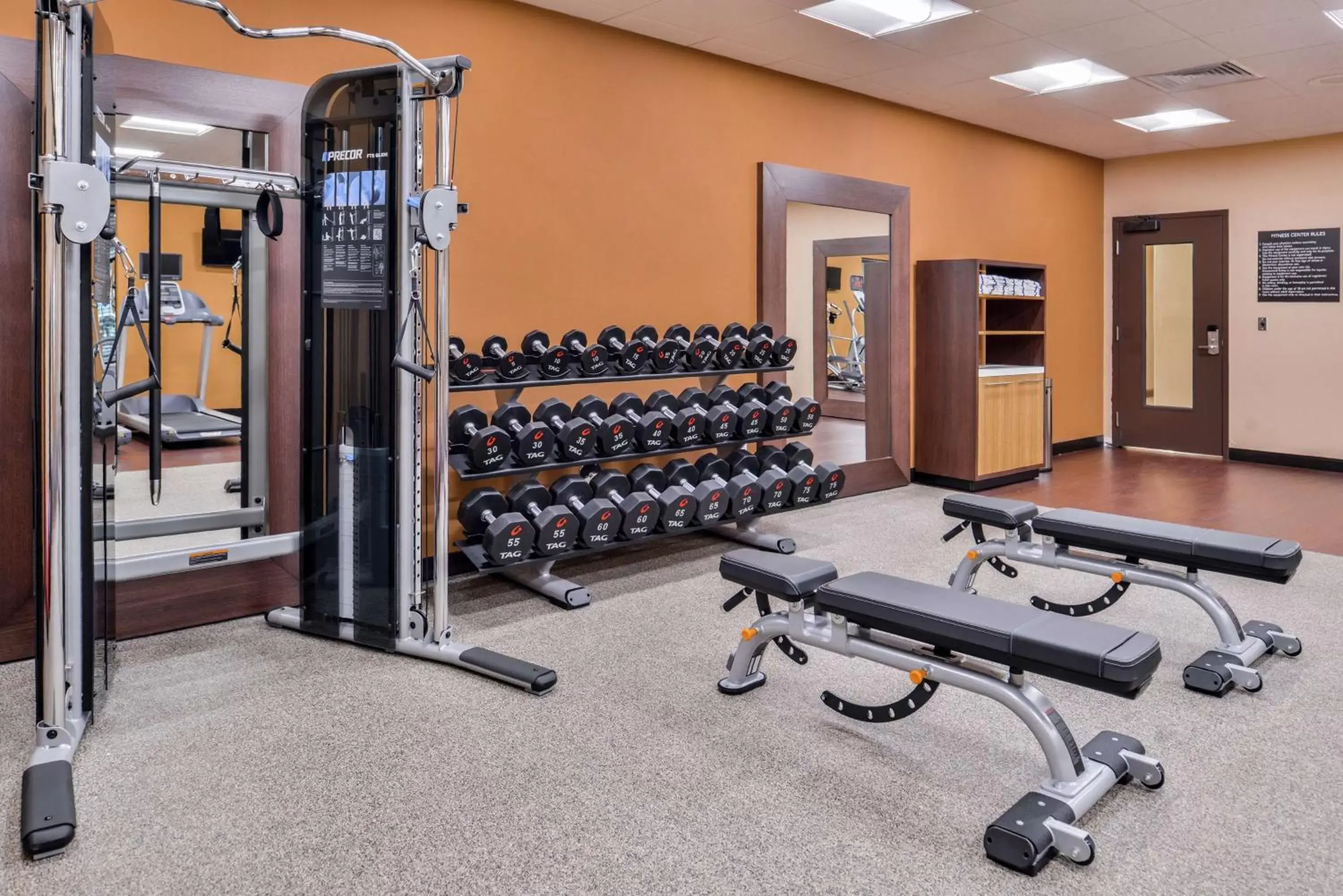 Fitness centre/facilities, Fitness Center/Facilities in Homewood Suites By Hilton Des Moines Airport