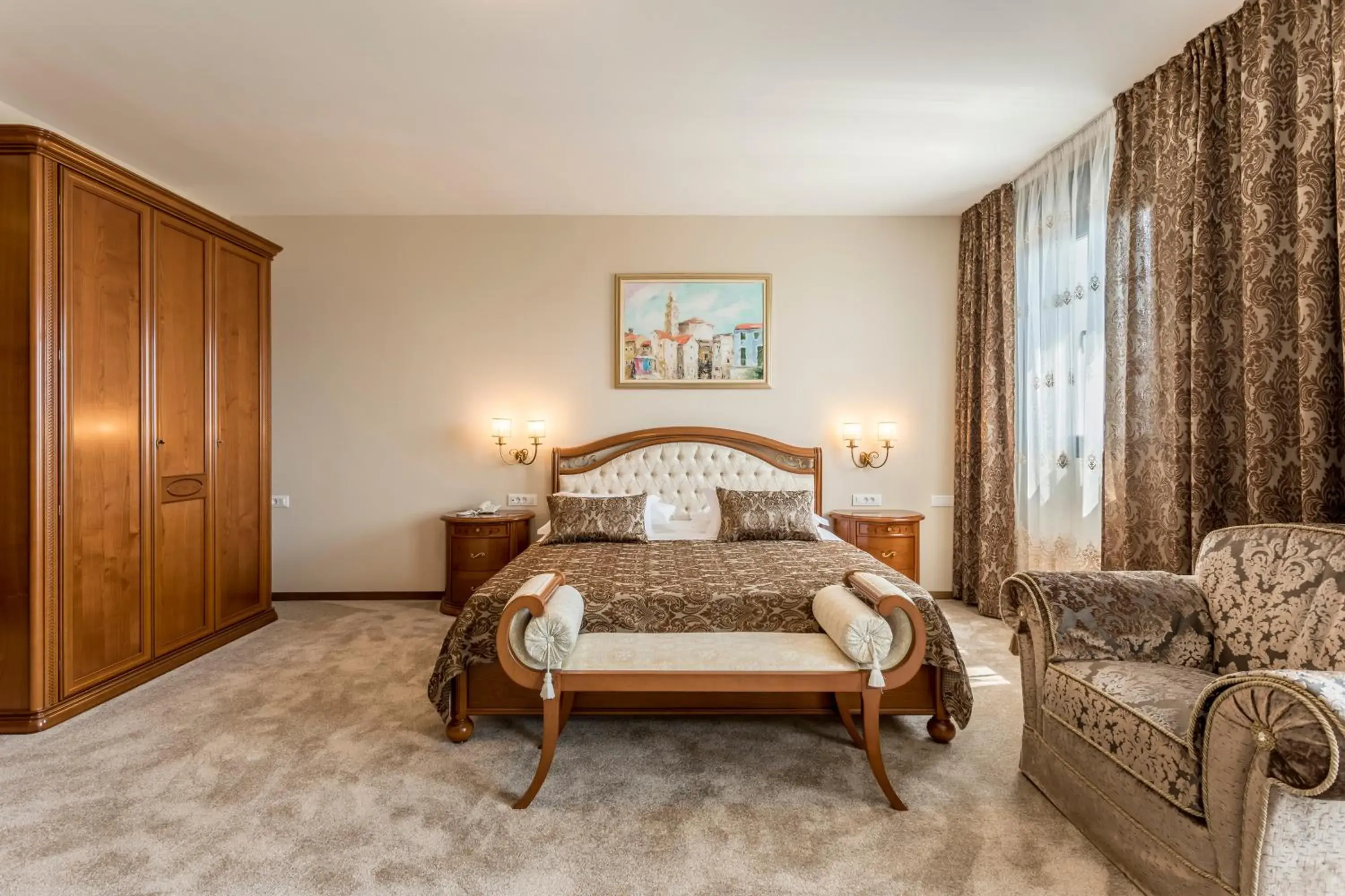 Bedroom, Bed in Hotel Cvita