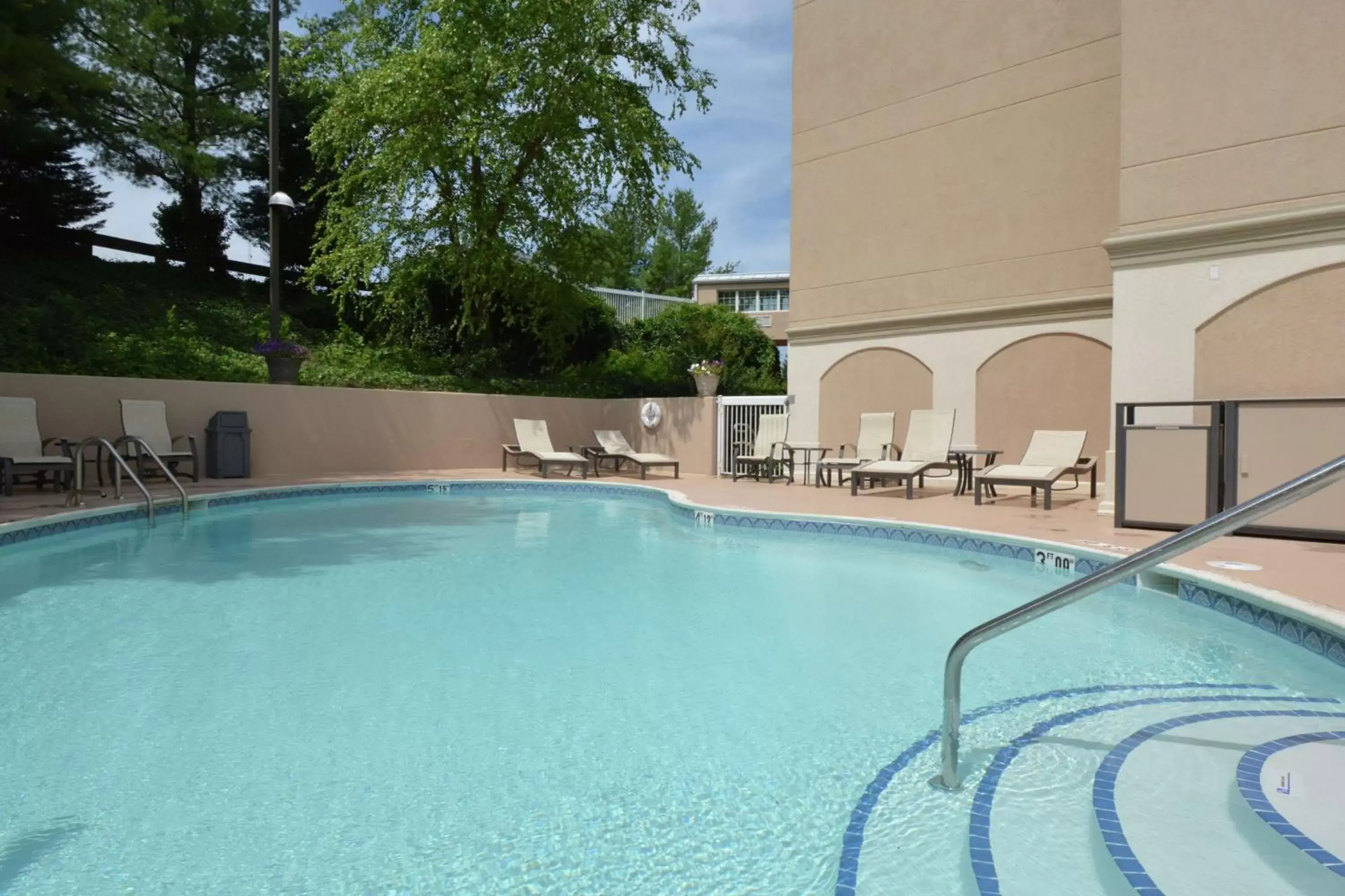 Pool view, Swimming Pool in Hampton Inn Salem East - Electric Road