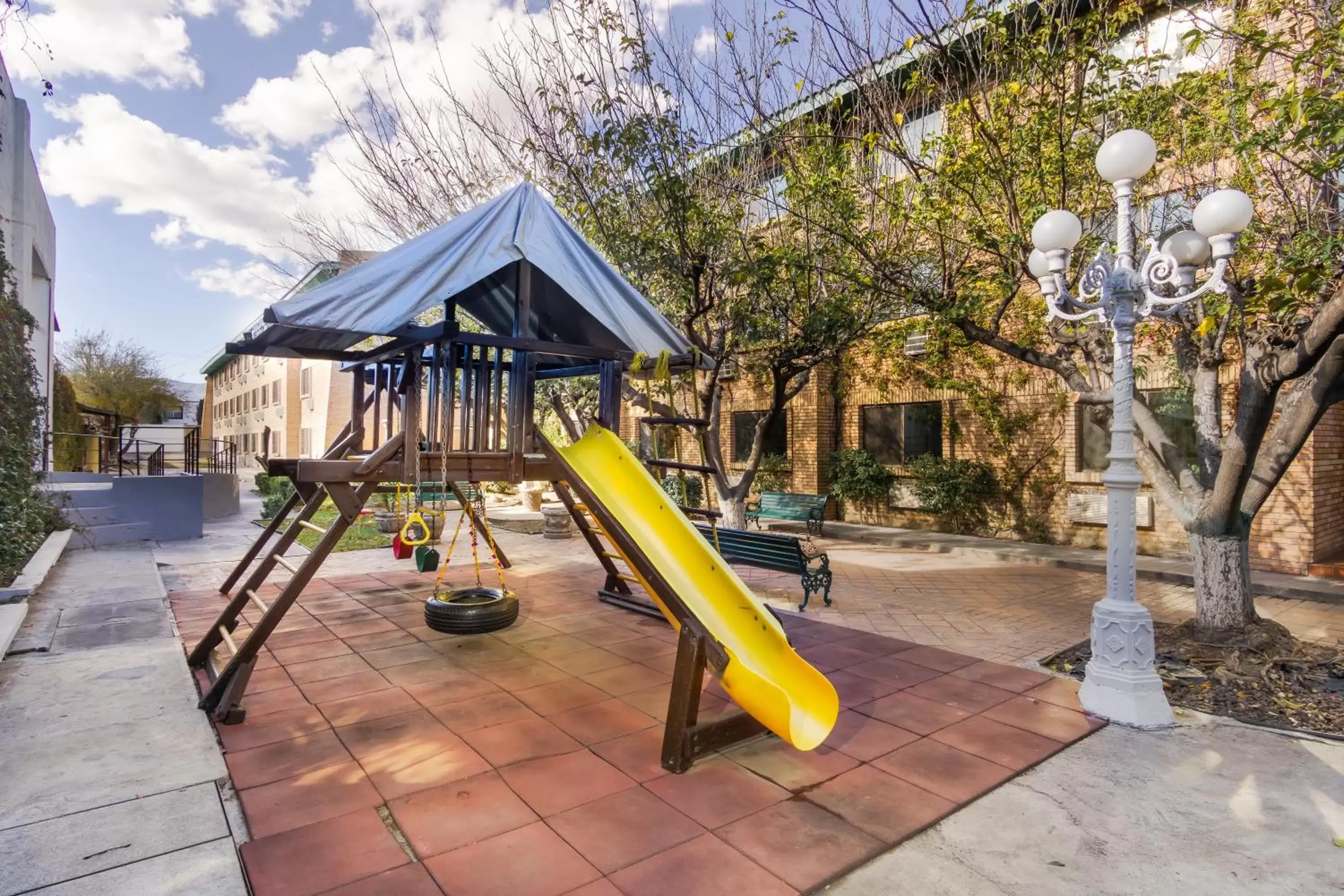 Children play ground, Children's Play Area in Quality Inn & Suites Saltillo Eurotel